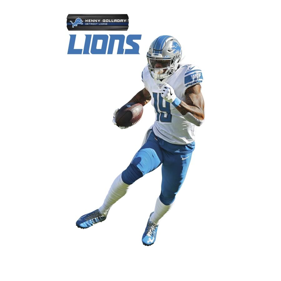 Download Cool Detroit Lions Poster Kenny Golladay Wallpaper