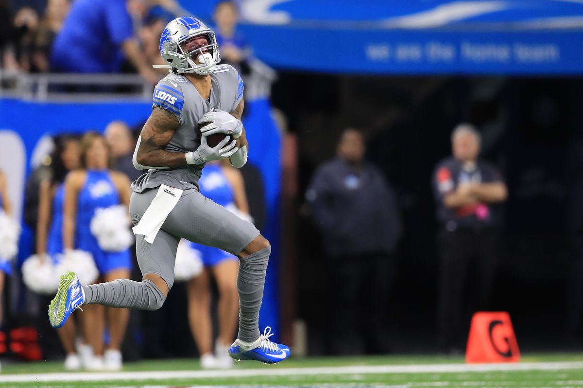 Detroit Lions WR Kenny Golladay eclipses 1,000 yards for second