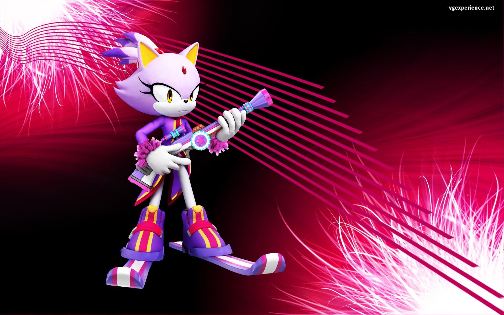 Blaze The Cat Wallpaper 1920 * 1080 Wallpaper