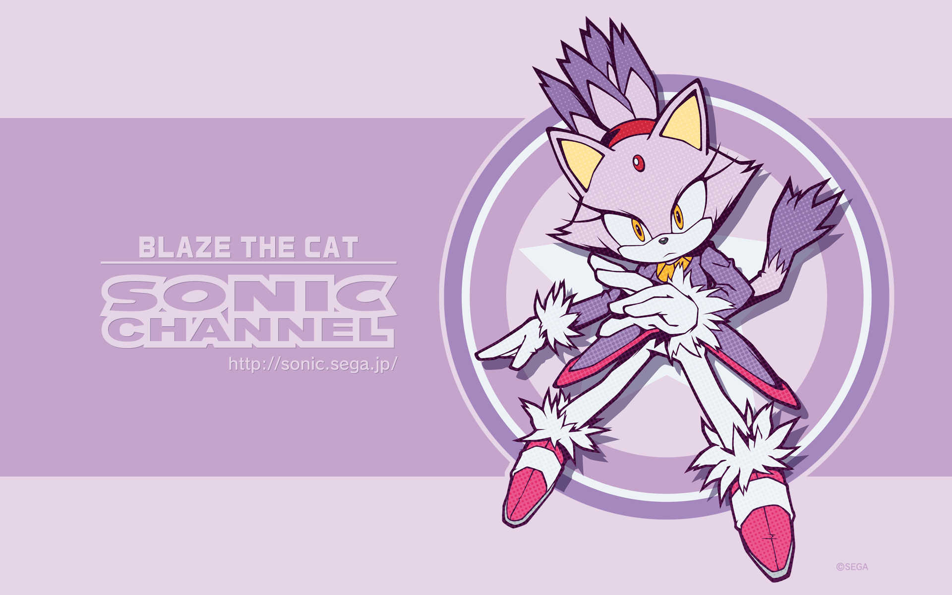 Blaze The Cat The Cat Sonic Channel Wallpaper