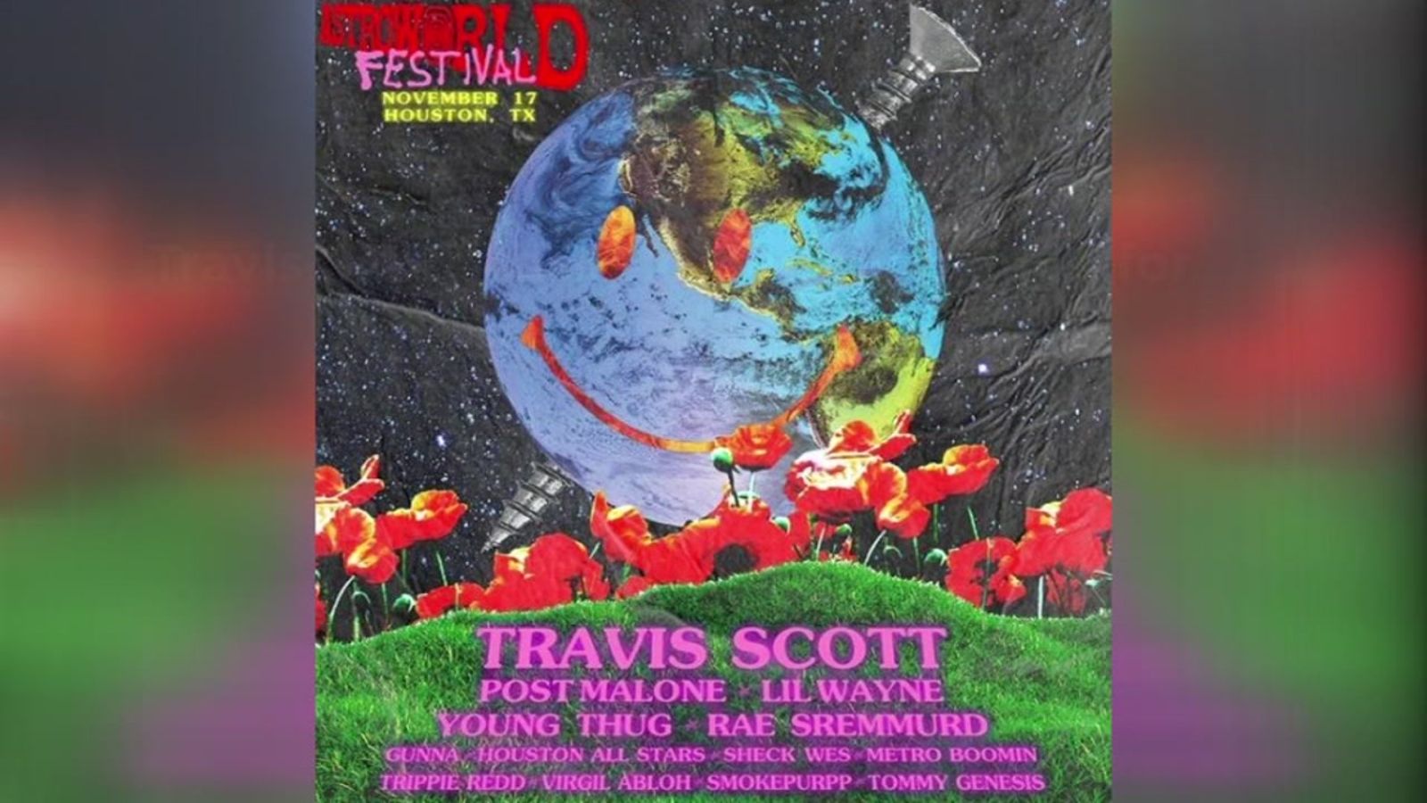 Travis Scott reveals Astroworld Festival 2018 lineup in Houston