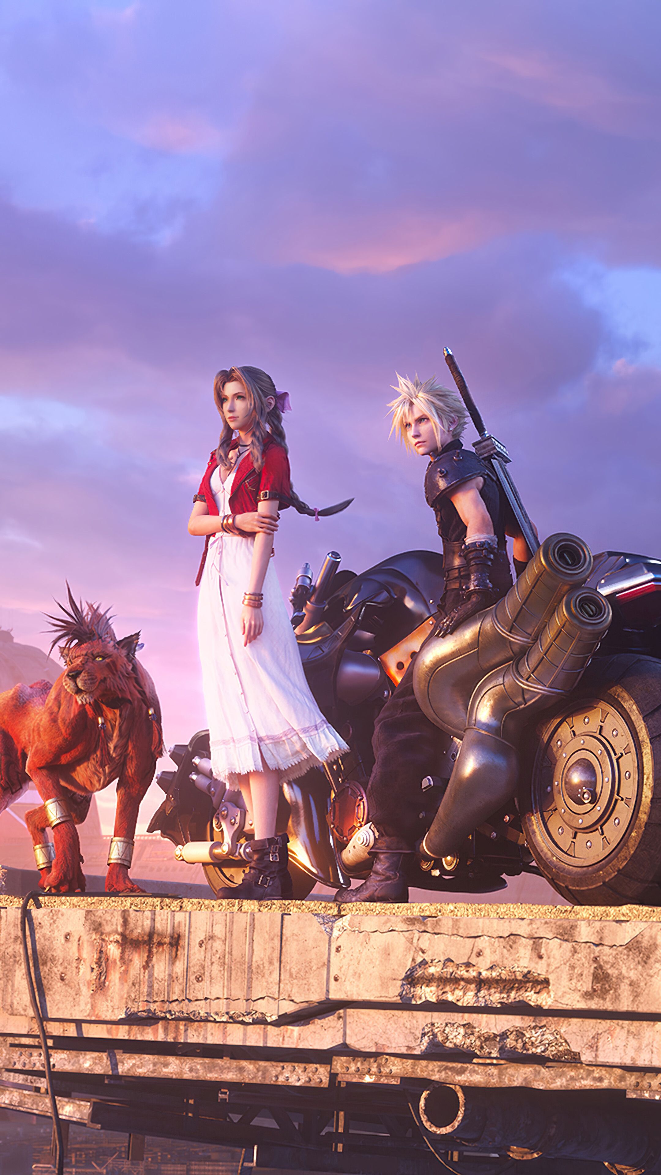 Final Fantasy 7 Remake, Characters phone HD Wallpaper, Image, Background, Photo and Picture HD Wallpaper