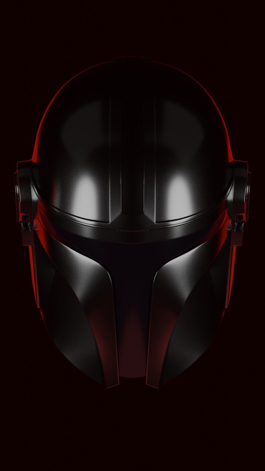 black helmet the mandalorian