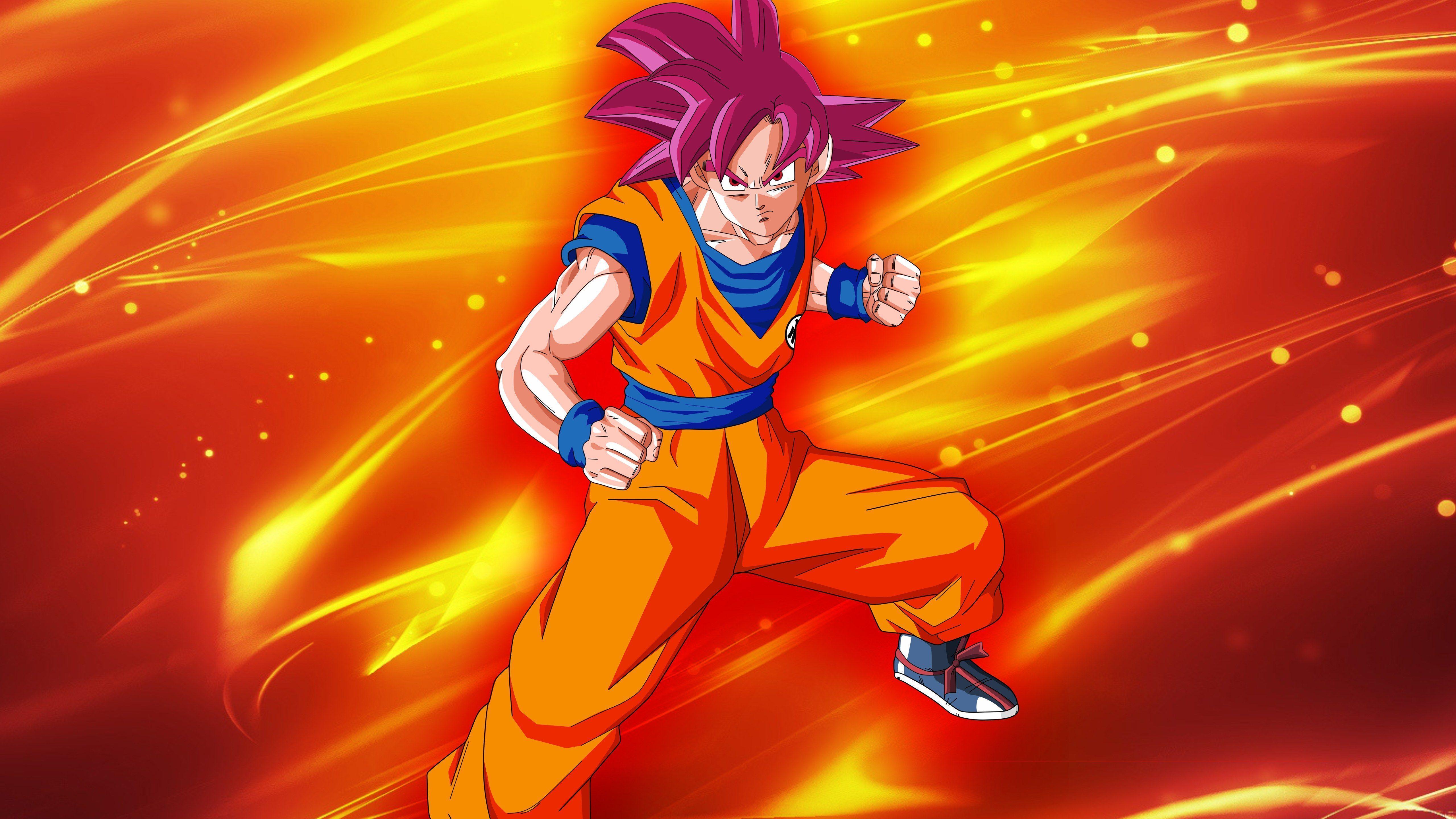 Free download Goku SSJ God Wallpapers Top Goku SSJ God Backgrounds.
