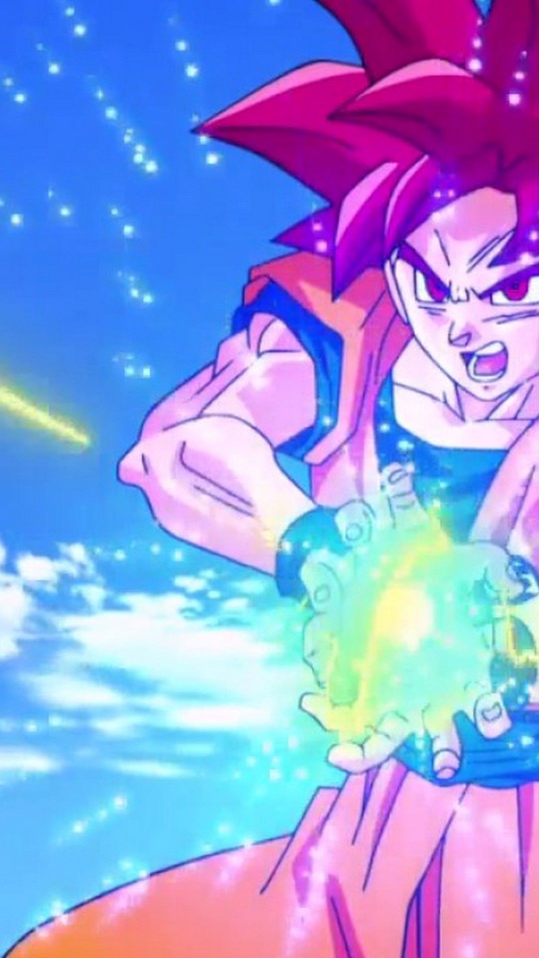 Goku Super Saiyan God Background For Android Android