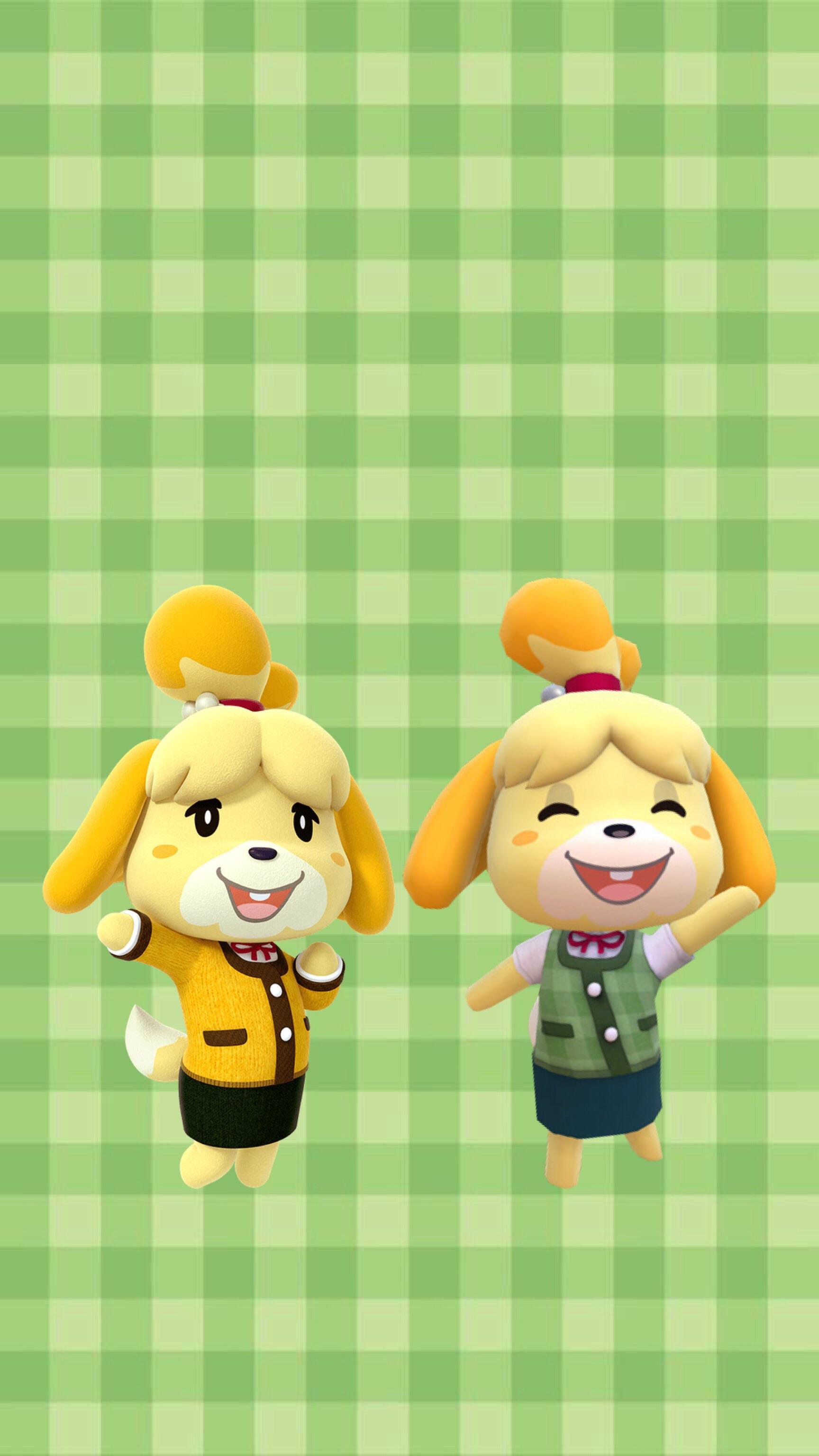 Double Isabelle iPhone wallpaper
