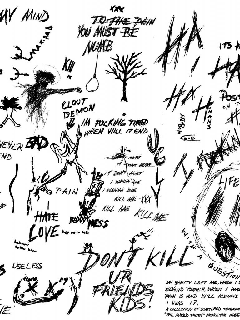 Free download Made this XXXTentacion wallpaper out if his drawings