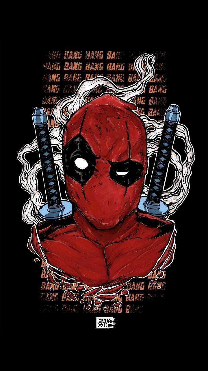 iPhone Wallpaper. Deadpool, Superhero, Fictional character