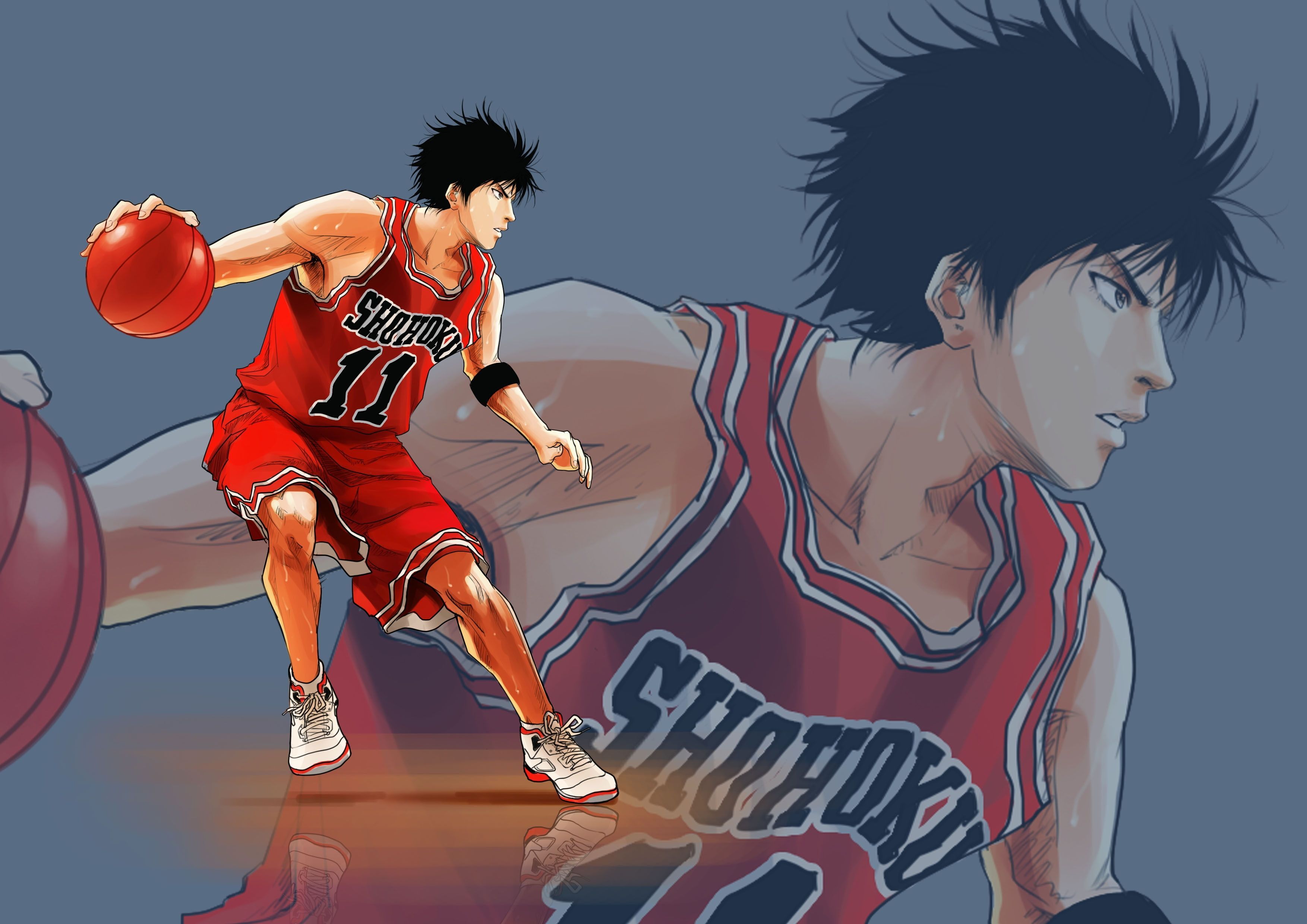 rukawa kaede #basketball slam dunk #Anime K #wallpaper