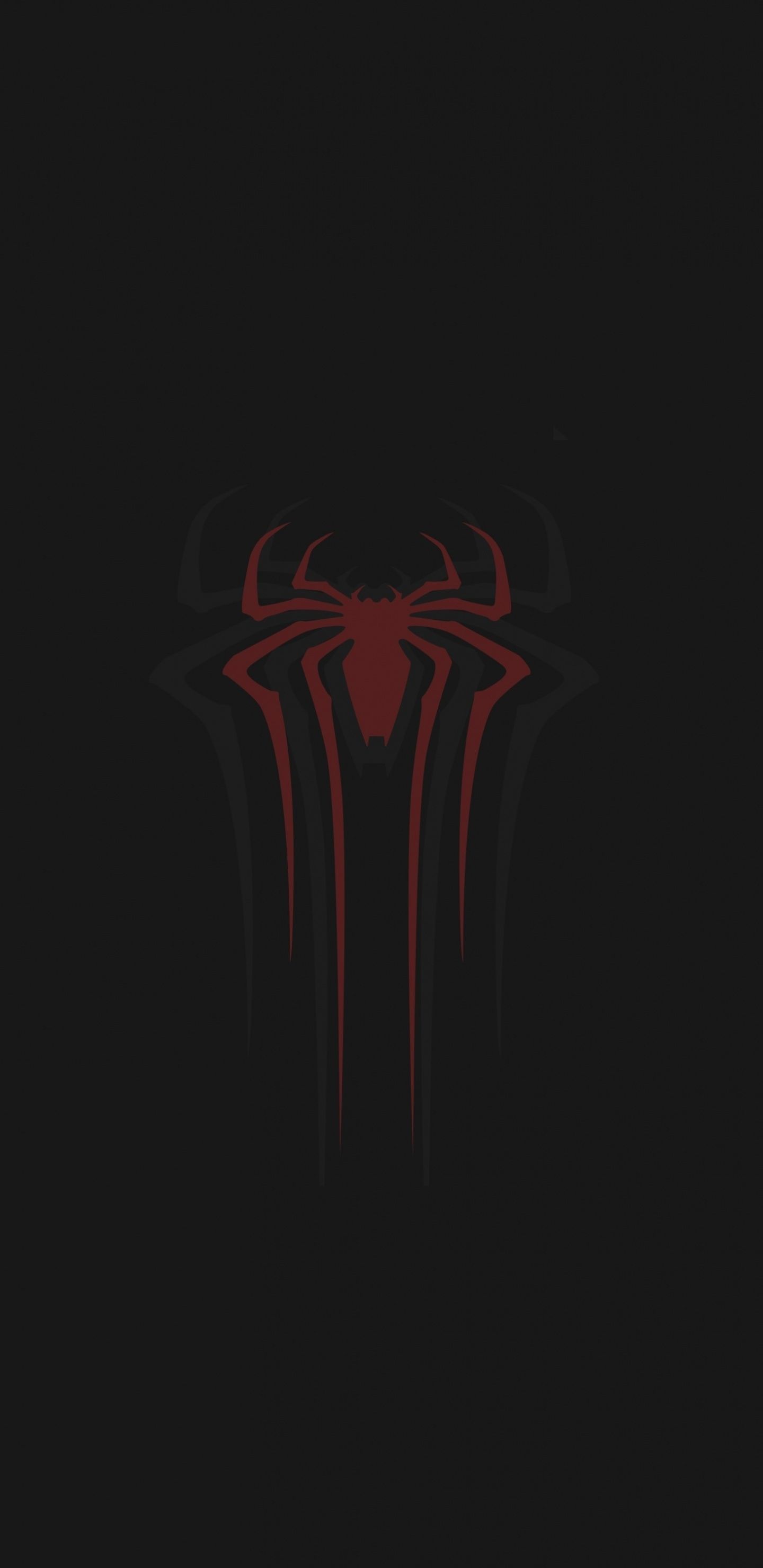 Red, Logo, Spider Man, Minimal, 1440x2960 Wallpaper. Spider