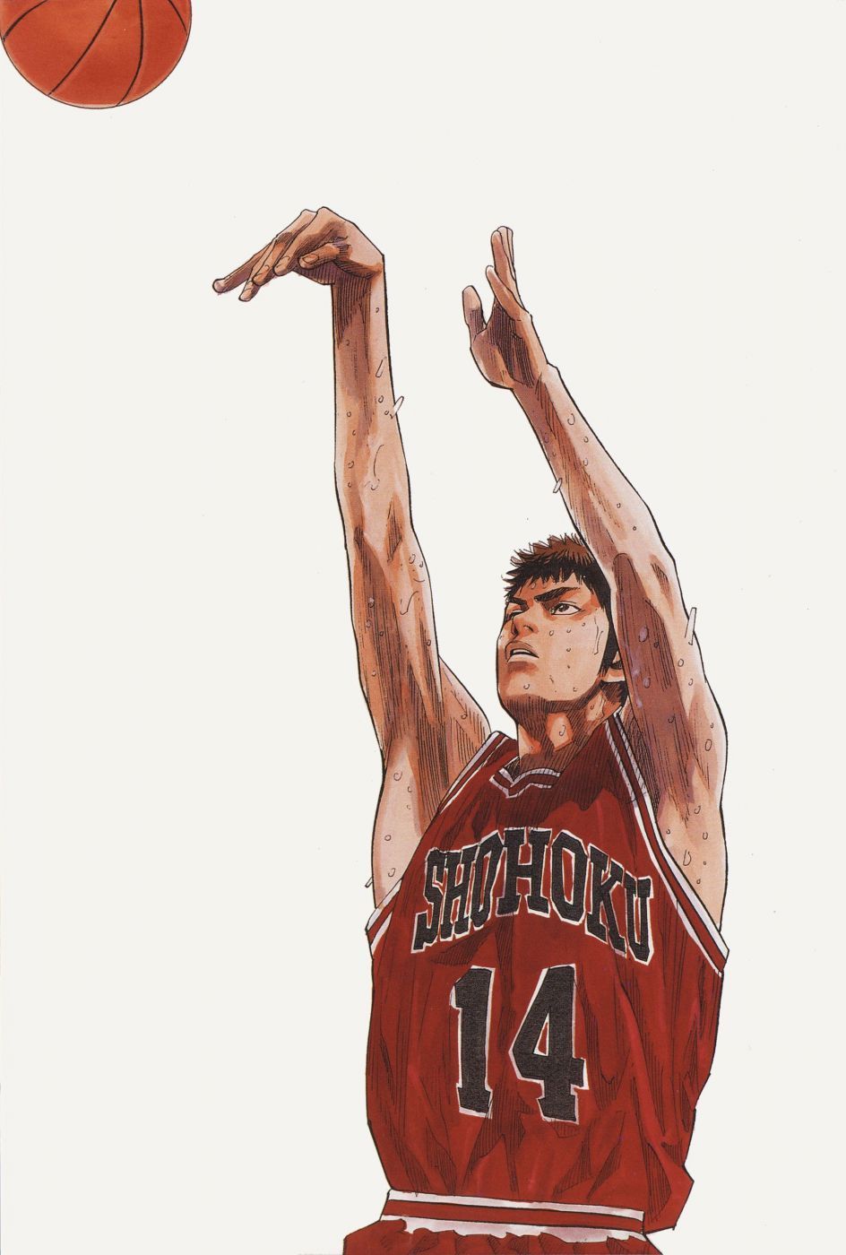 anime sports basketball guy Slam Dunk Series Hisashi Mitsui