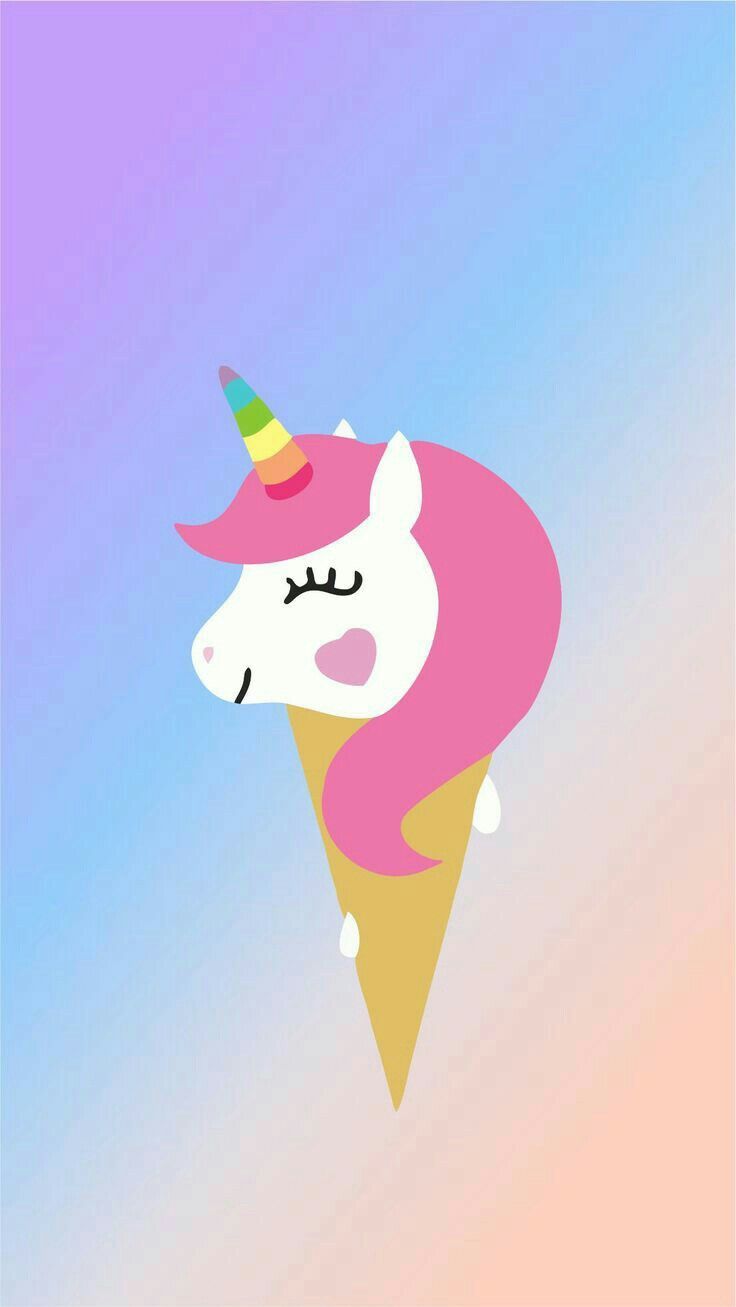 Ice corn. Unicorn wallpaper, Wallpaper iphone cute, Cute unicorn