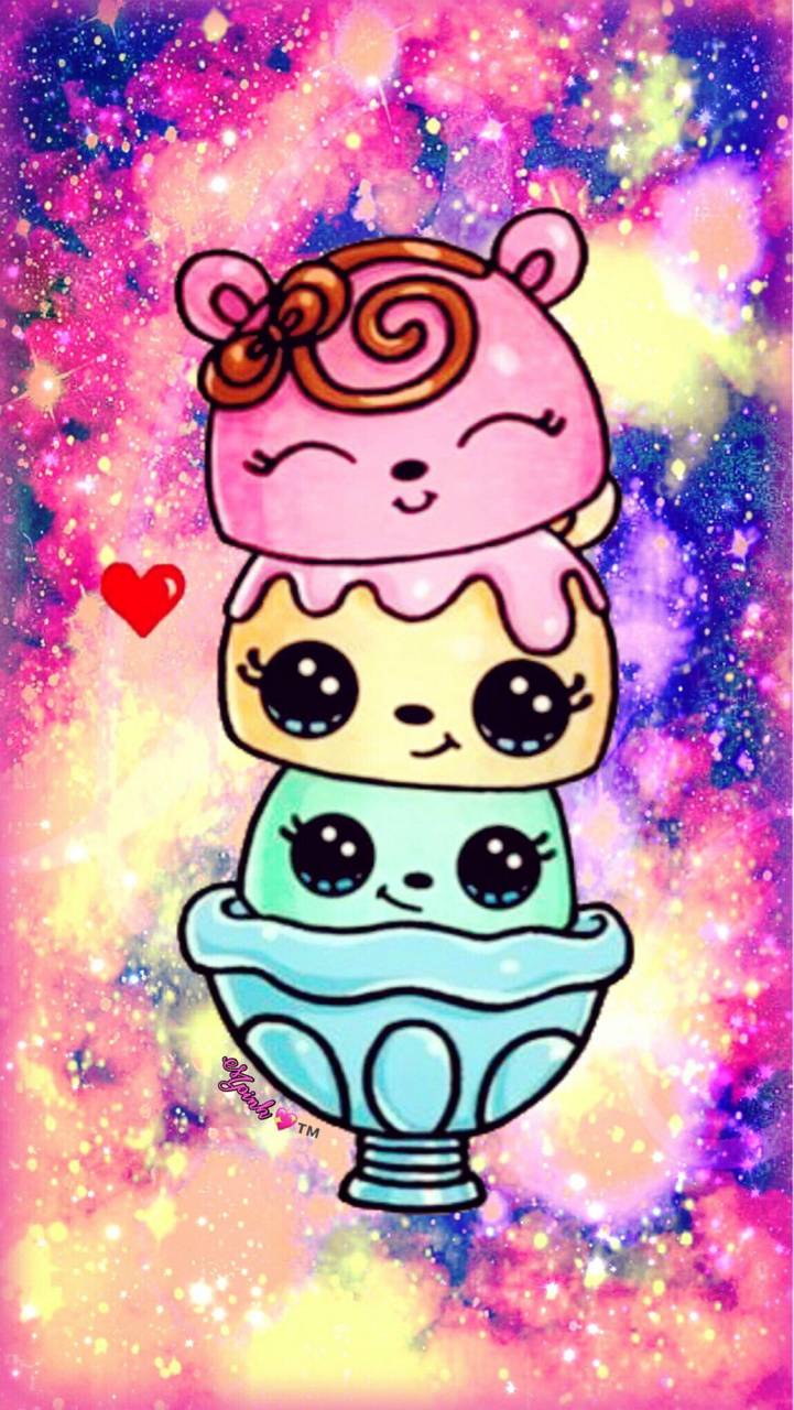 Kawaii Ice Cream wallpaper