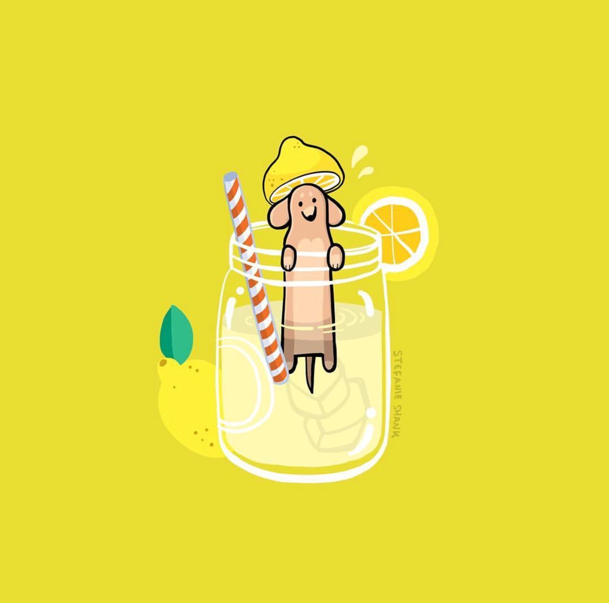 Lemon Dog's Lemonade. Stefanie Shank. Minature