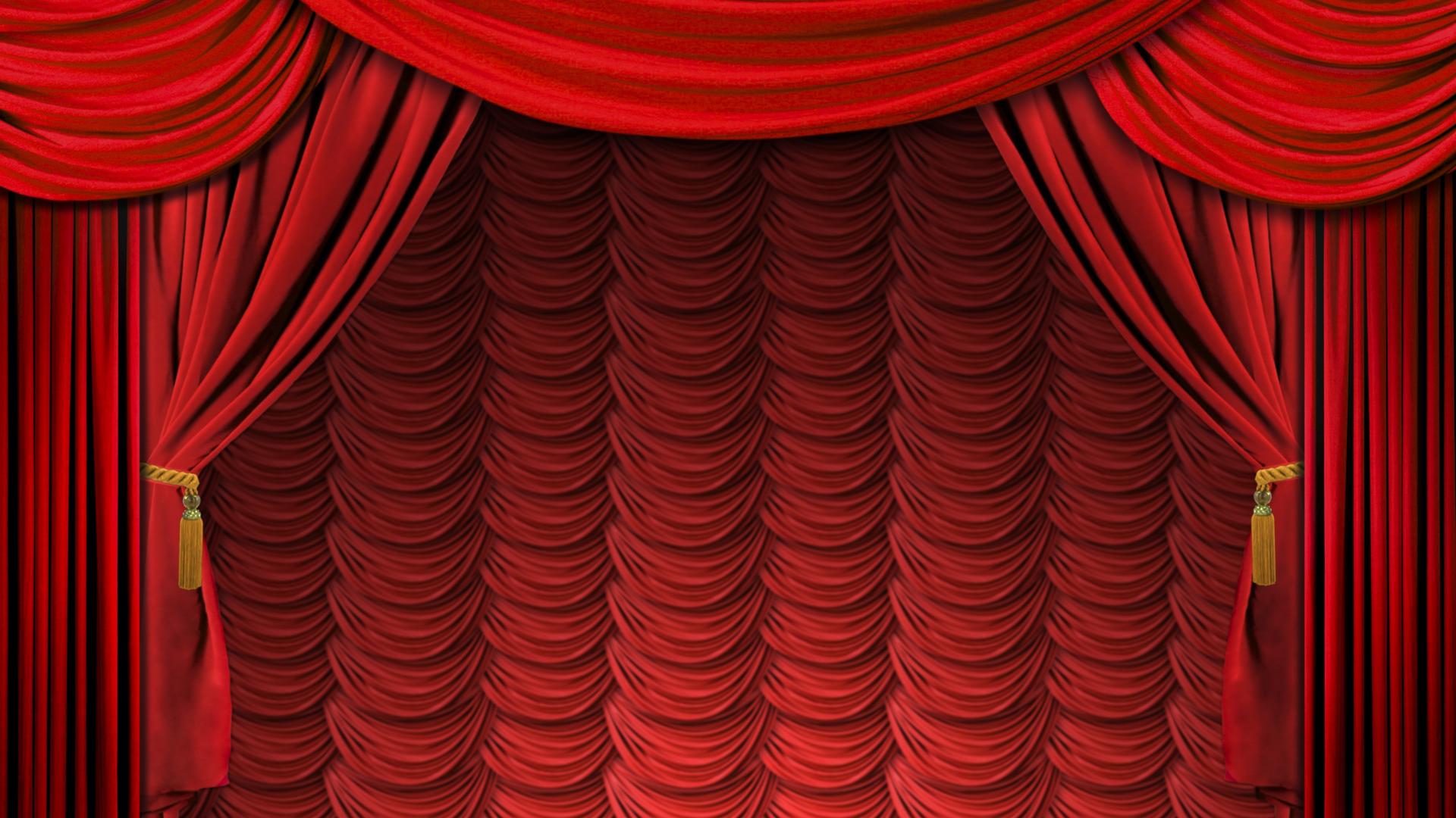 Free download Red curtains theatre stage wallpaper 64831