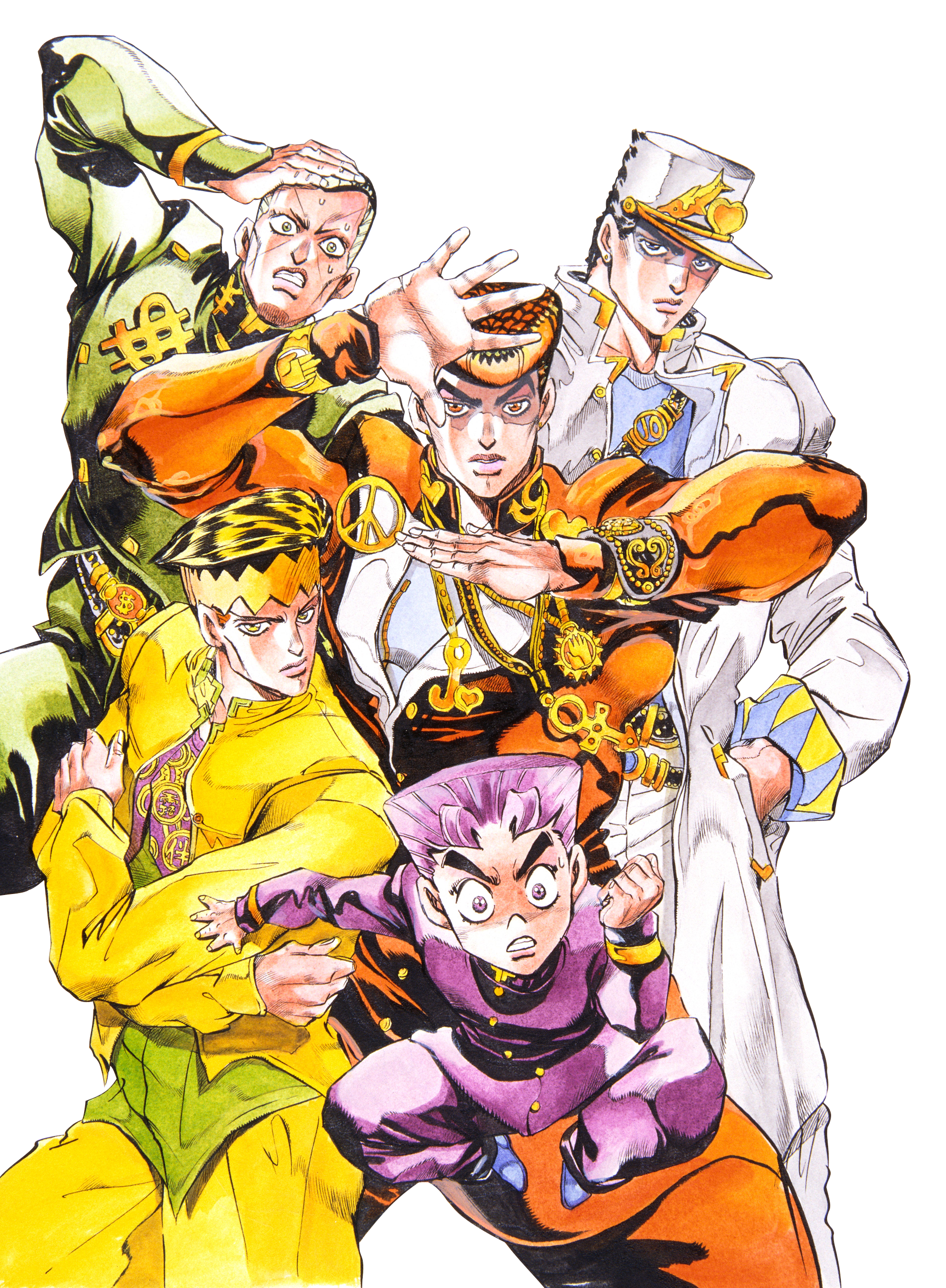 JoJo Wallpaper. Ilustraciones, Jojo's bizarre adventure, Anime manga