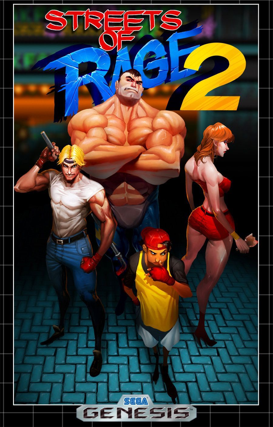 Streets of Rage 2. Classic video games