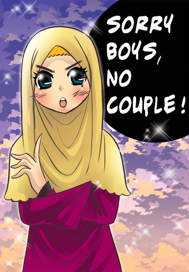 For muslimah. Anime muslimah, Anime muslim, Islamic cartoon