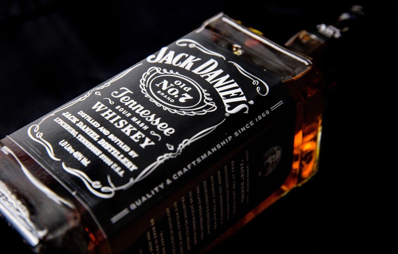 Wallpaper bottle, one, bottle, whiskey, Uncle, litre, Jack, Jack