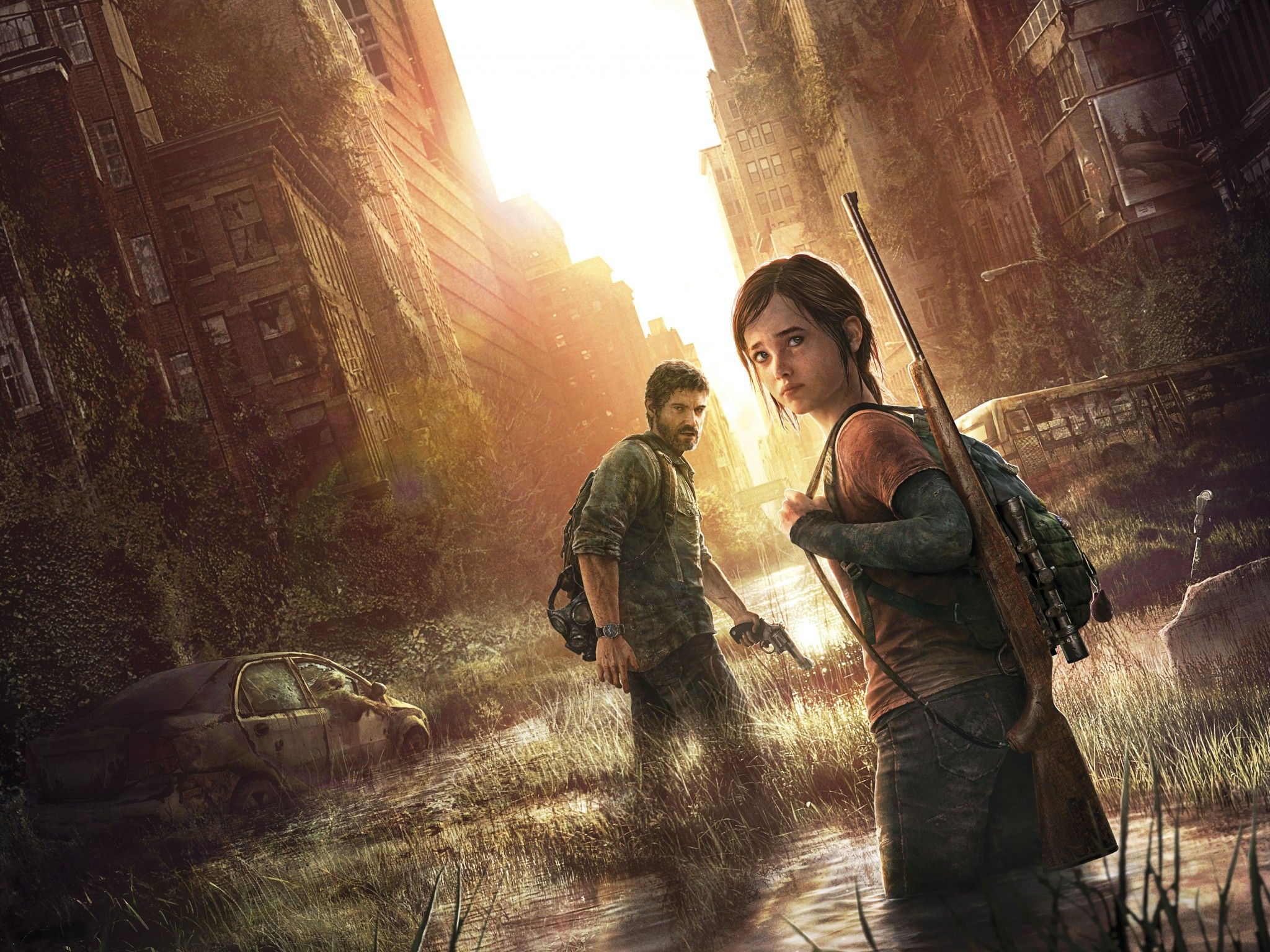 Wallpaper The Last of Us, Joel, Ellie, HD, 4K, 8K, Games