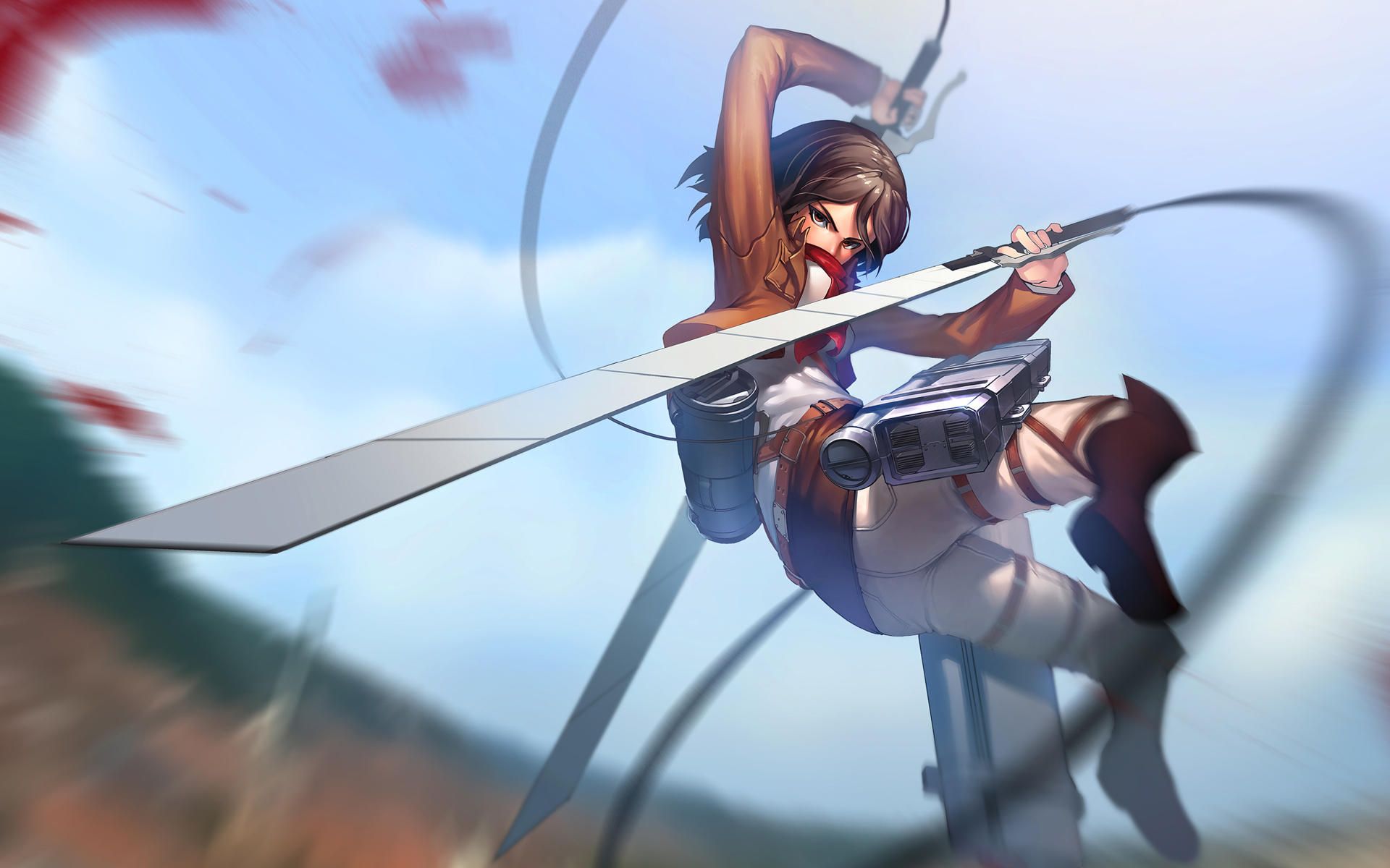 Mikasa from Attack on Titan. Attack on titan meme, Attack