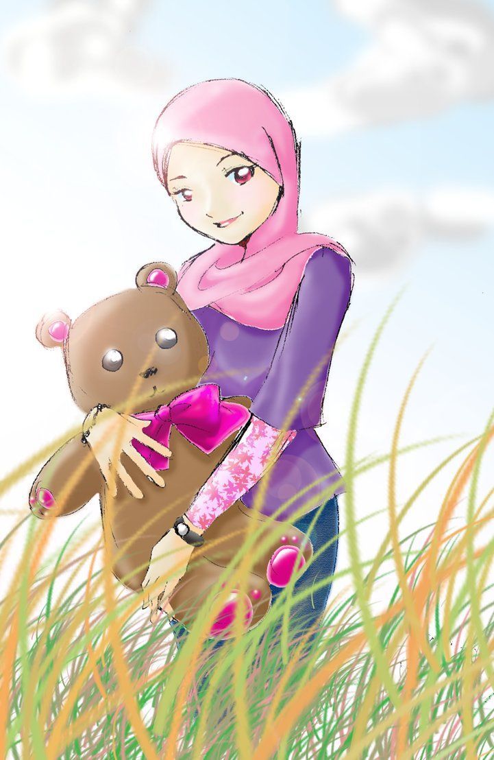 Anime Muslim Girl Wallpaper