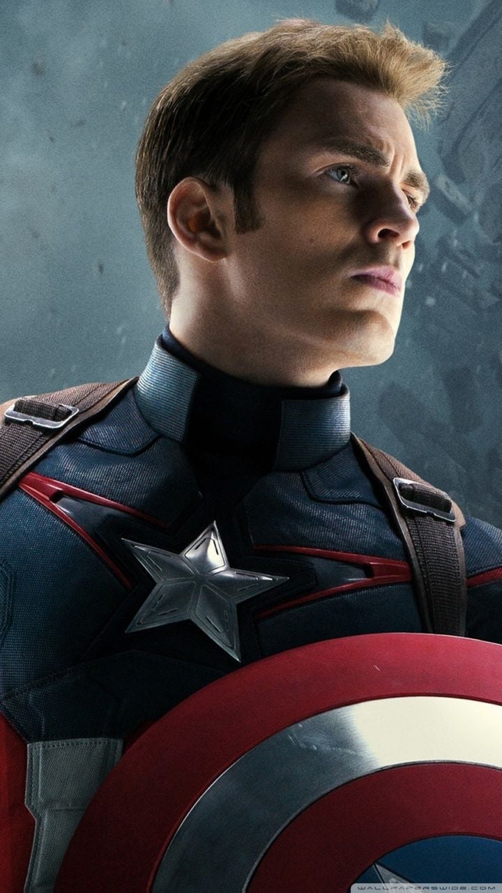 Smartphone Screen Captain America Wallpaper