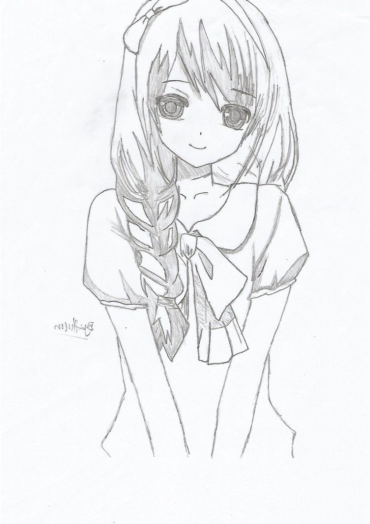 Anime Girl Drawing