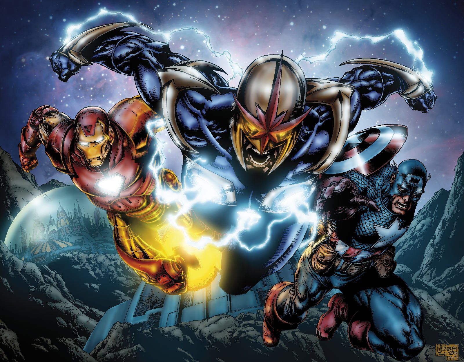 nova, Corps, Marvel, Superhero, 10 Wallpaper HD / Desktop