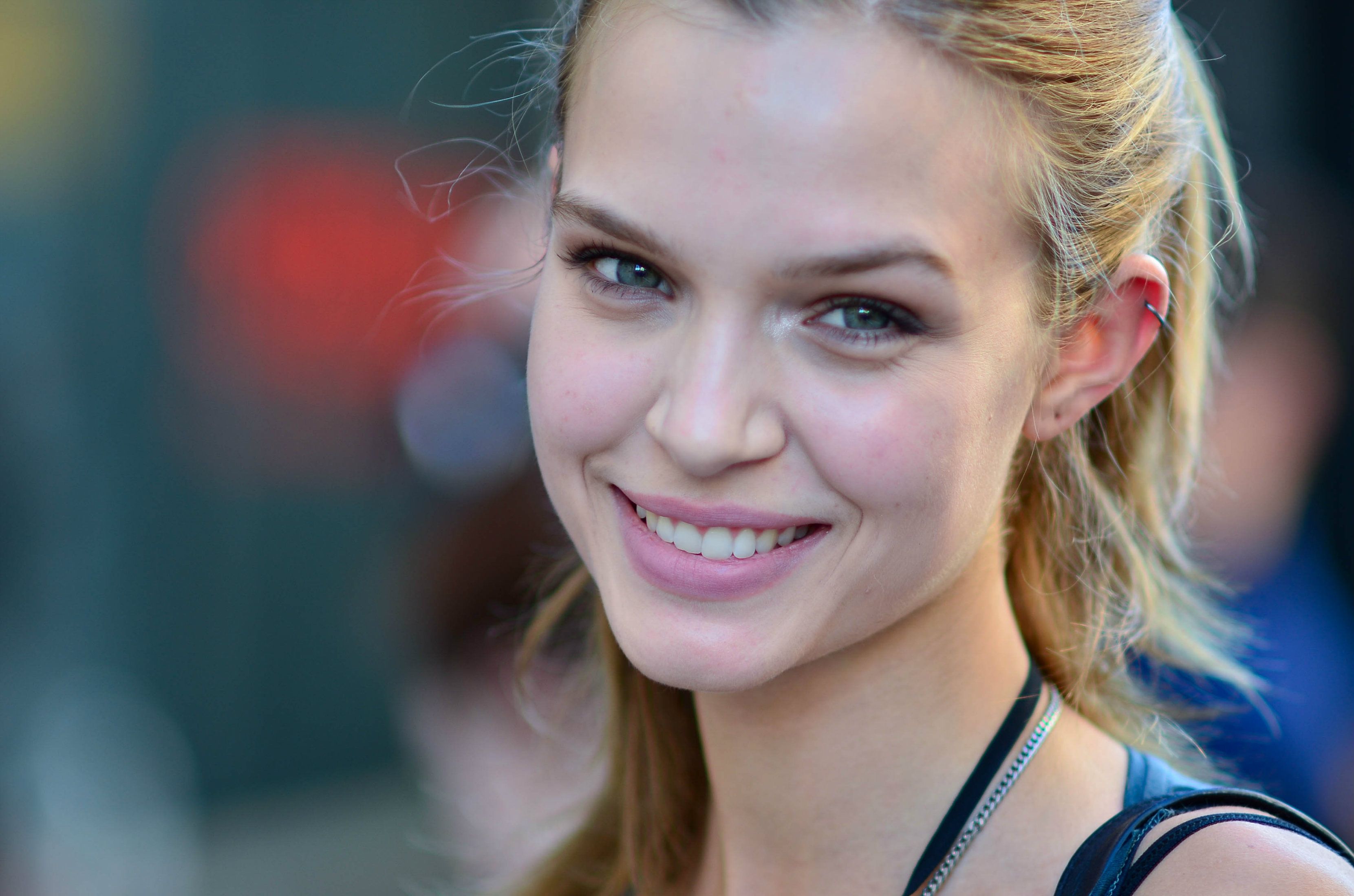 Josephine Skriver Smile Wallpaper 57114 3322x2200px