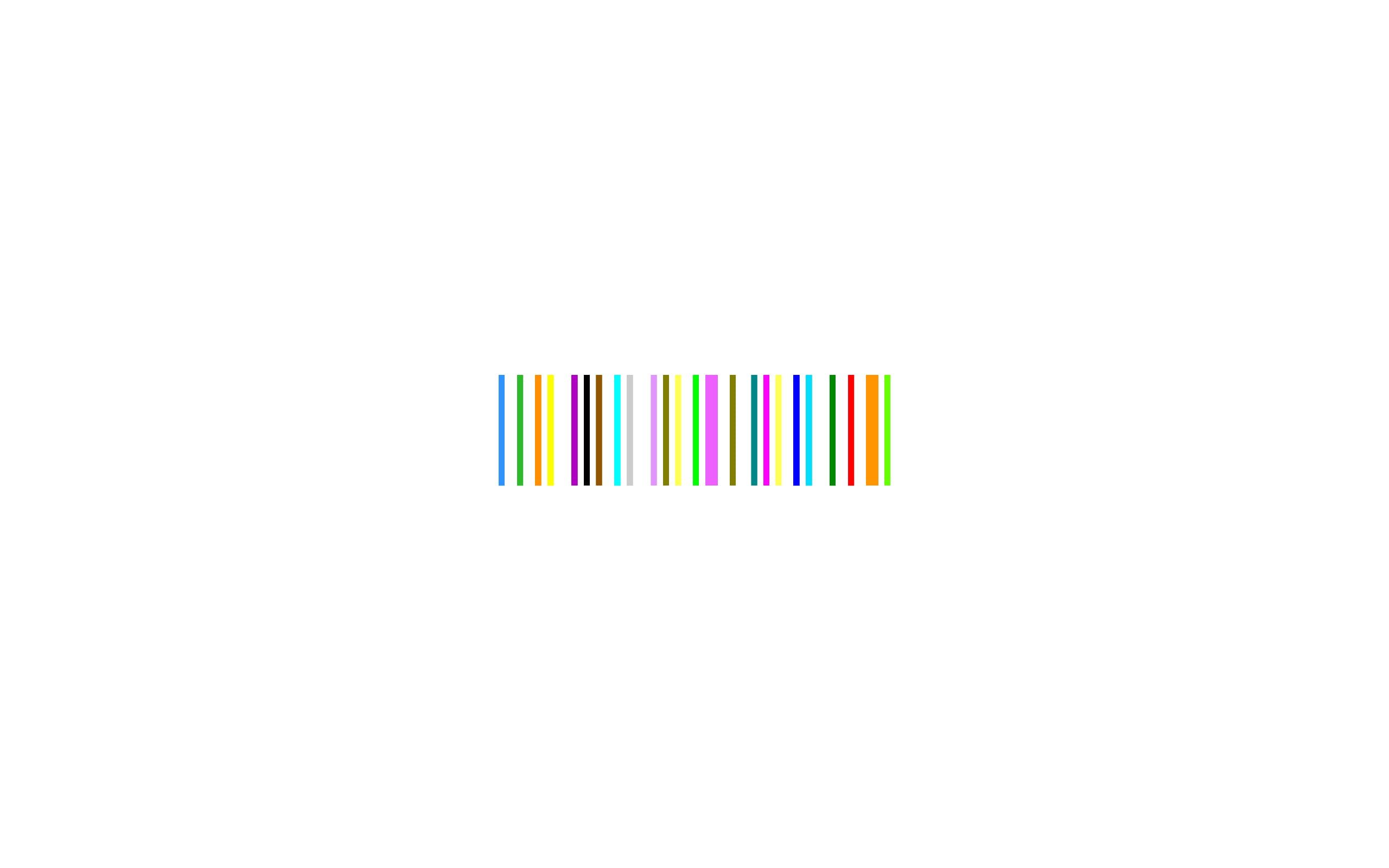 Multicolored striped on white background, barcode, minimalism HD