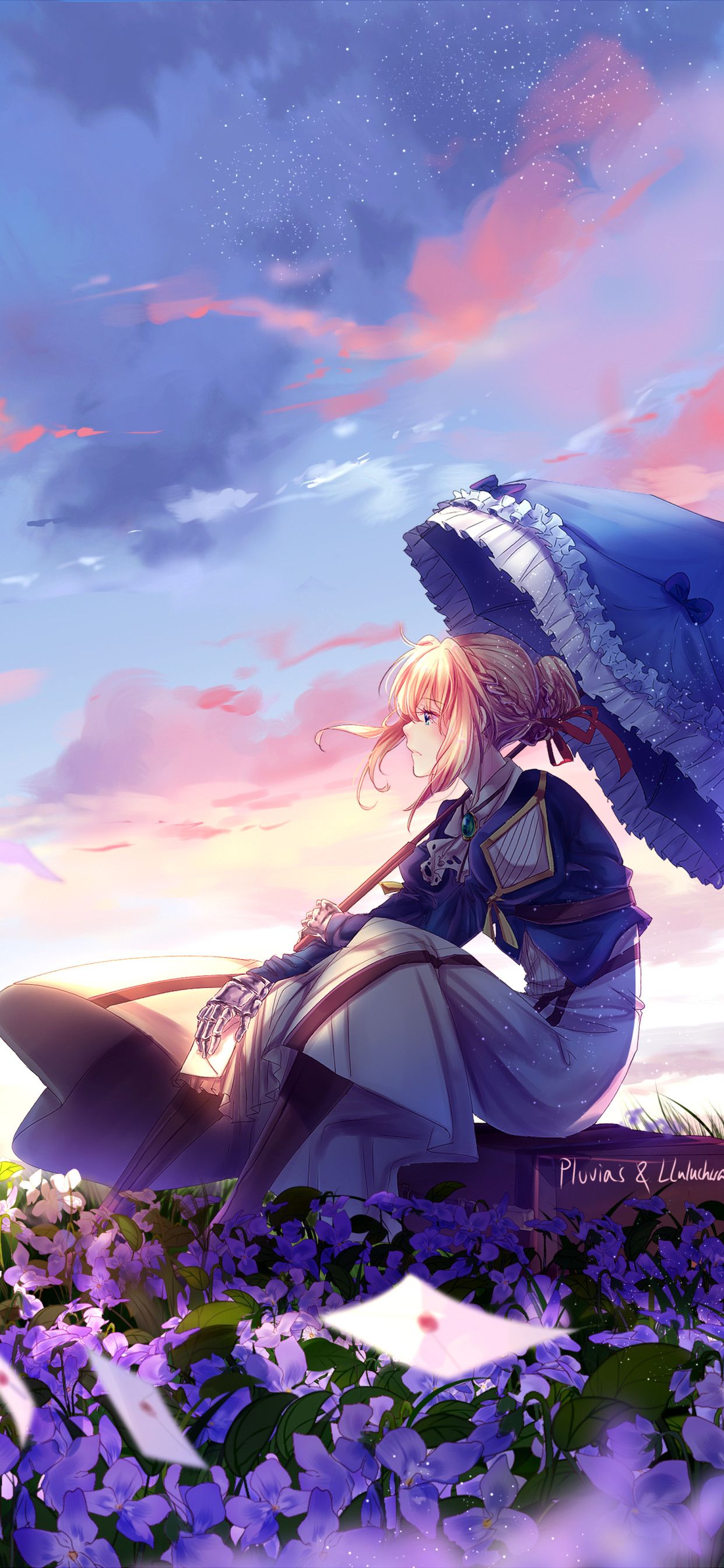 Anime Violet Evergarden Art iPhone XS MAX HD 4k