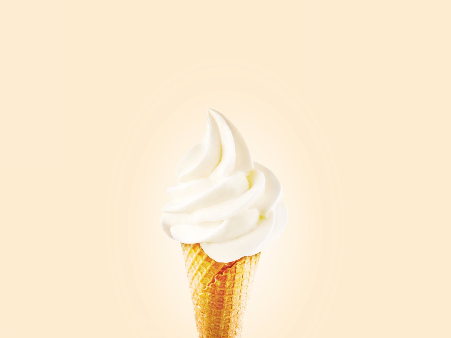 Ice Cream in Cone Desktop Wallpaper. Computer Background Image
