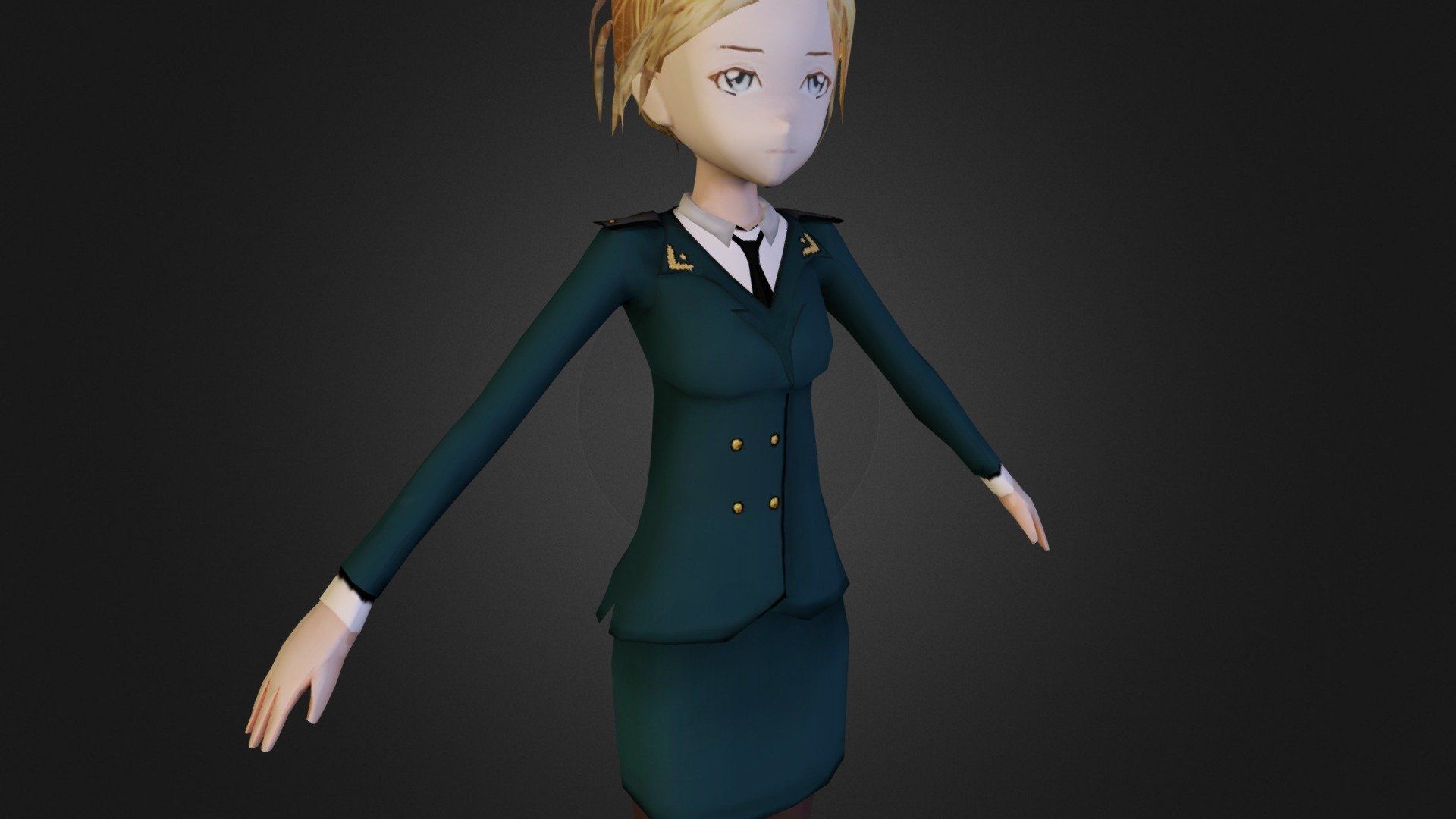Natalia Poklonskaya Free 3D model