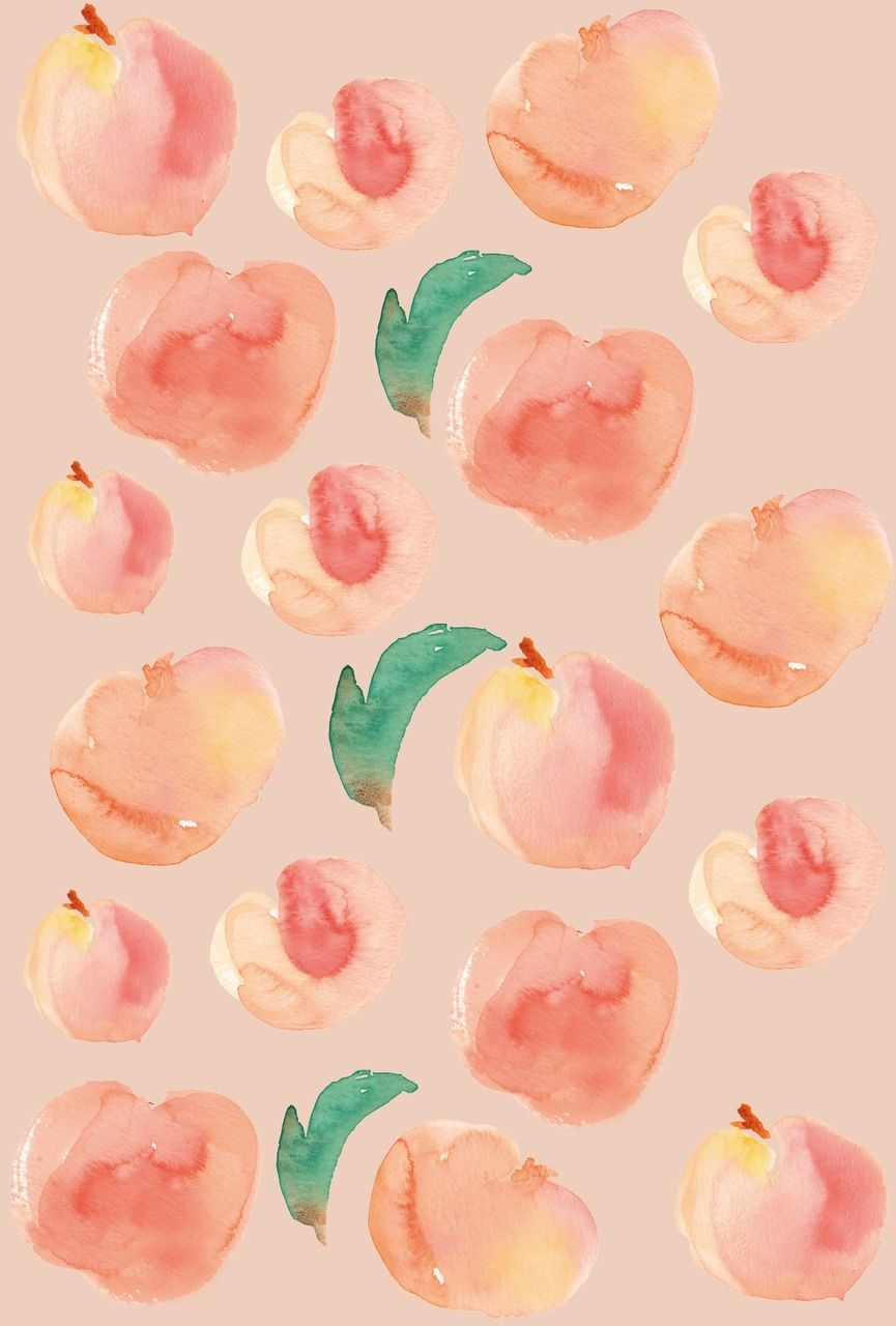 stay peachy, peach wallpaper, peach aesthetic and soft peach