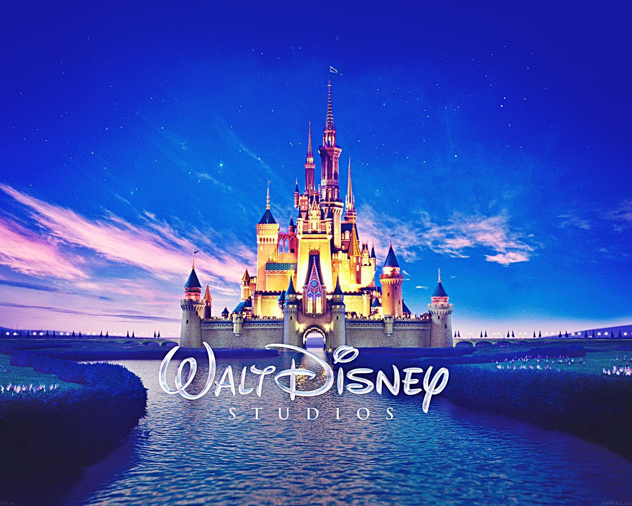 Wallpaper Walt Disney Studios Castle Illust