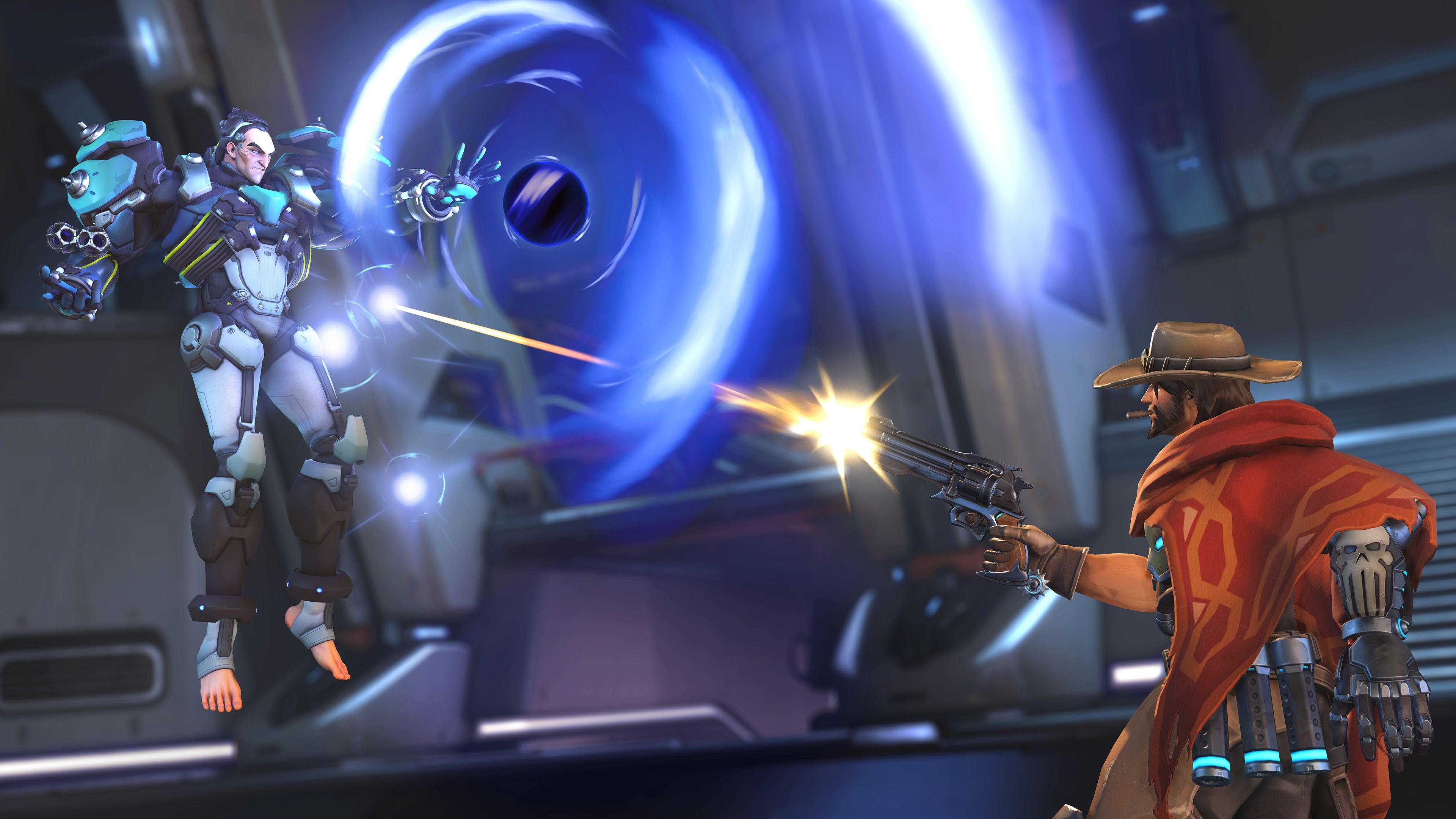 Video Game Overwatch Sigma McCree HD Wallpaper Background Image