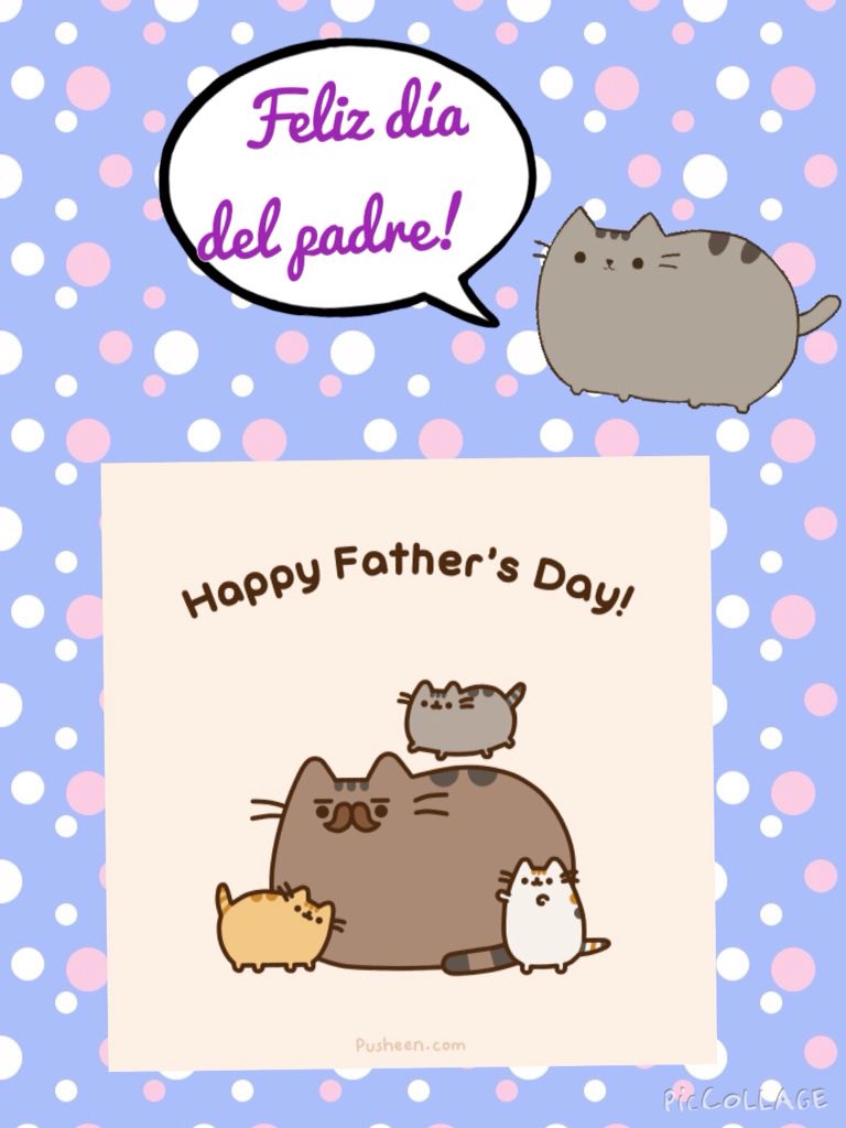 Happy father's day Pusheen the cat