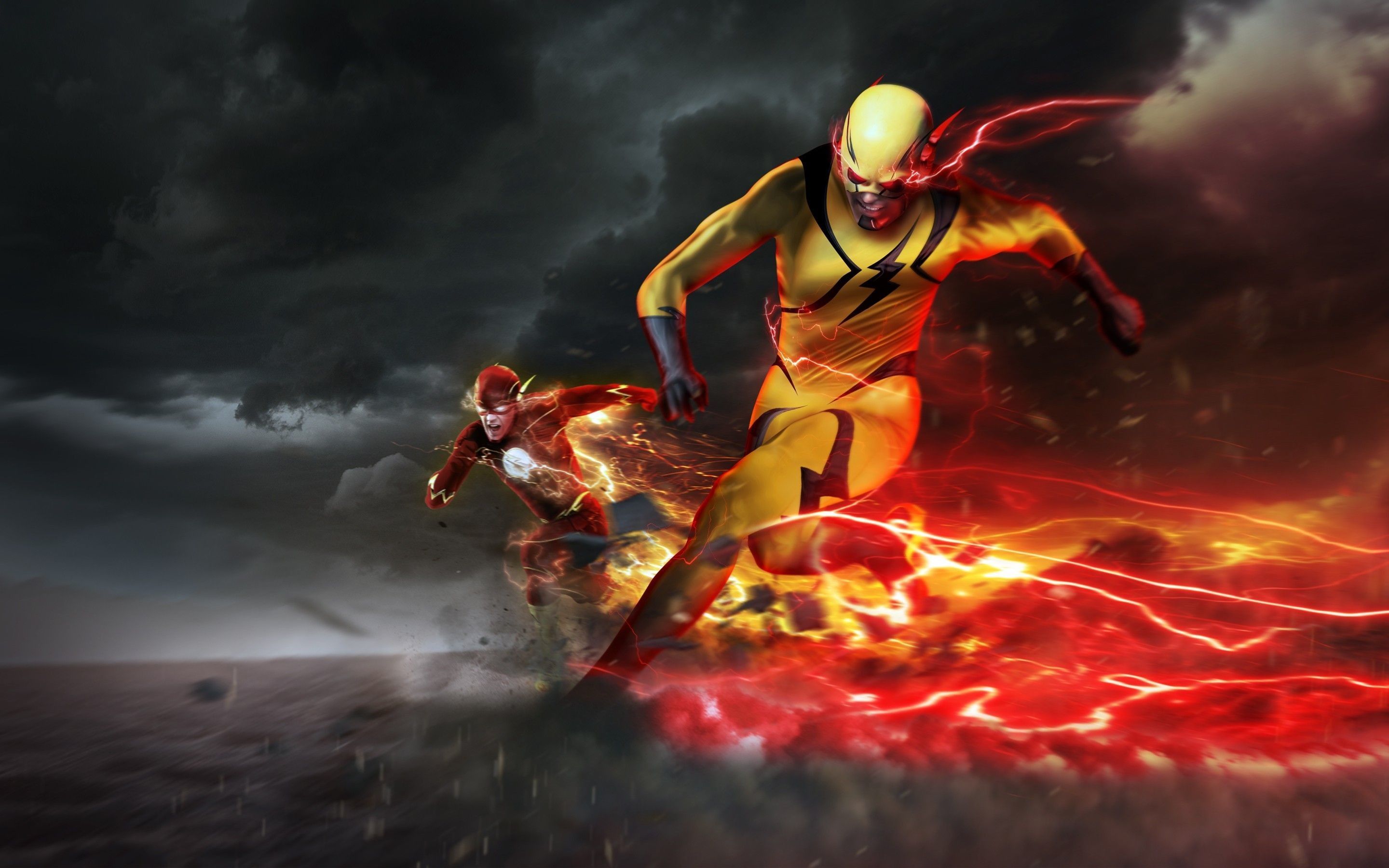 The Flash 4K Wallpaper Free The Flash 4K Background