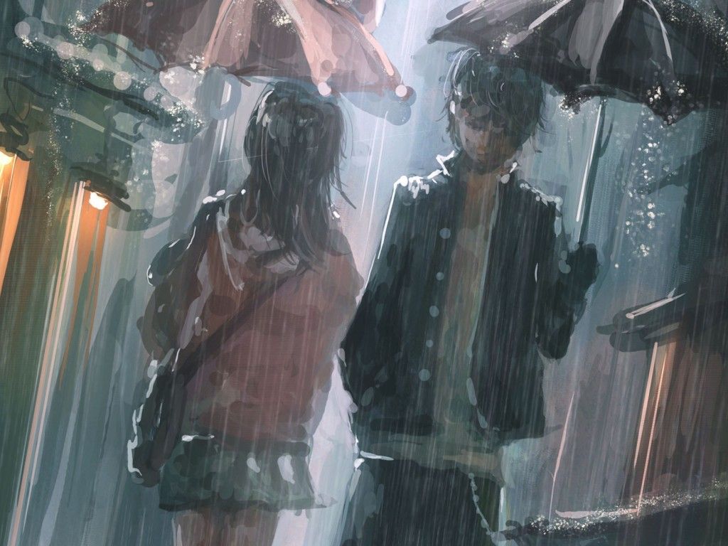 Free download Anime Rain Wallpaper HD Wallpaper Picture Image