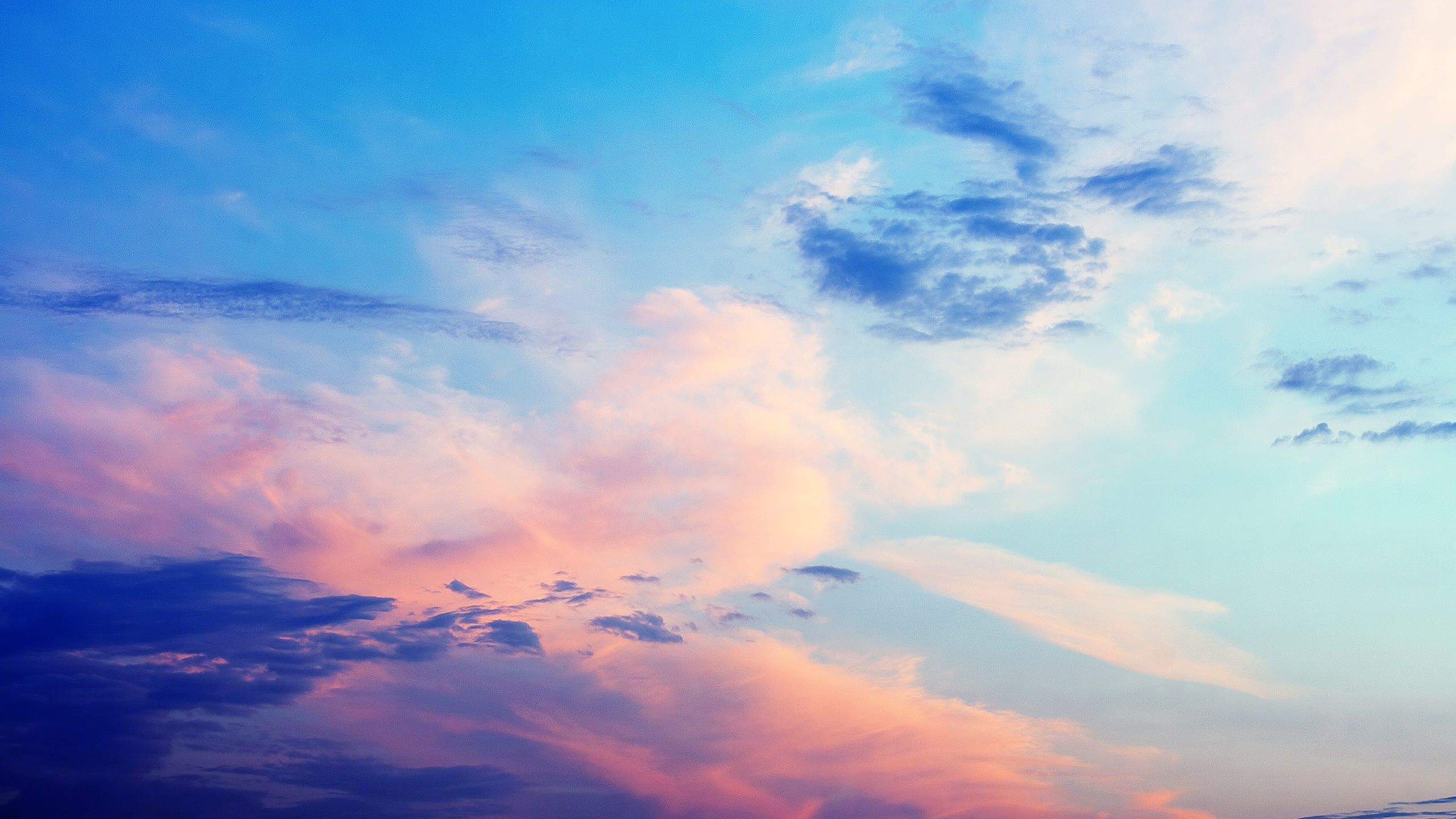 Wallpaper Beautiful sky, clouds, sunset 2560x1600 HD Picture, Image