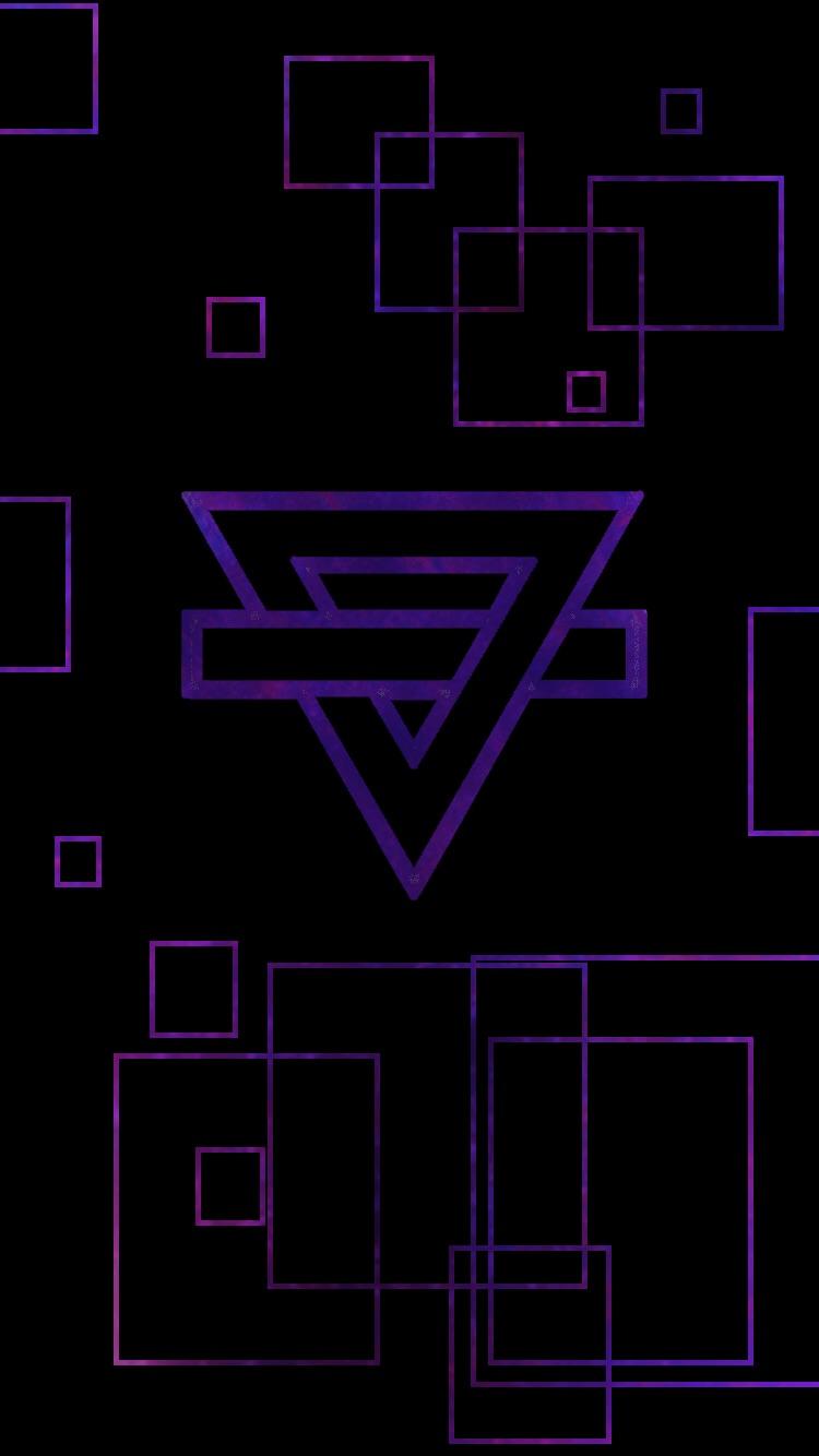 I wanted to make a simple phone wallpapers that uses RKS's logo and