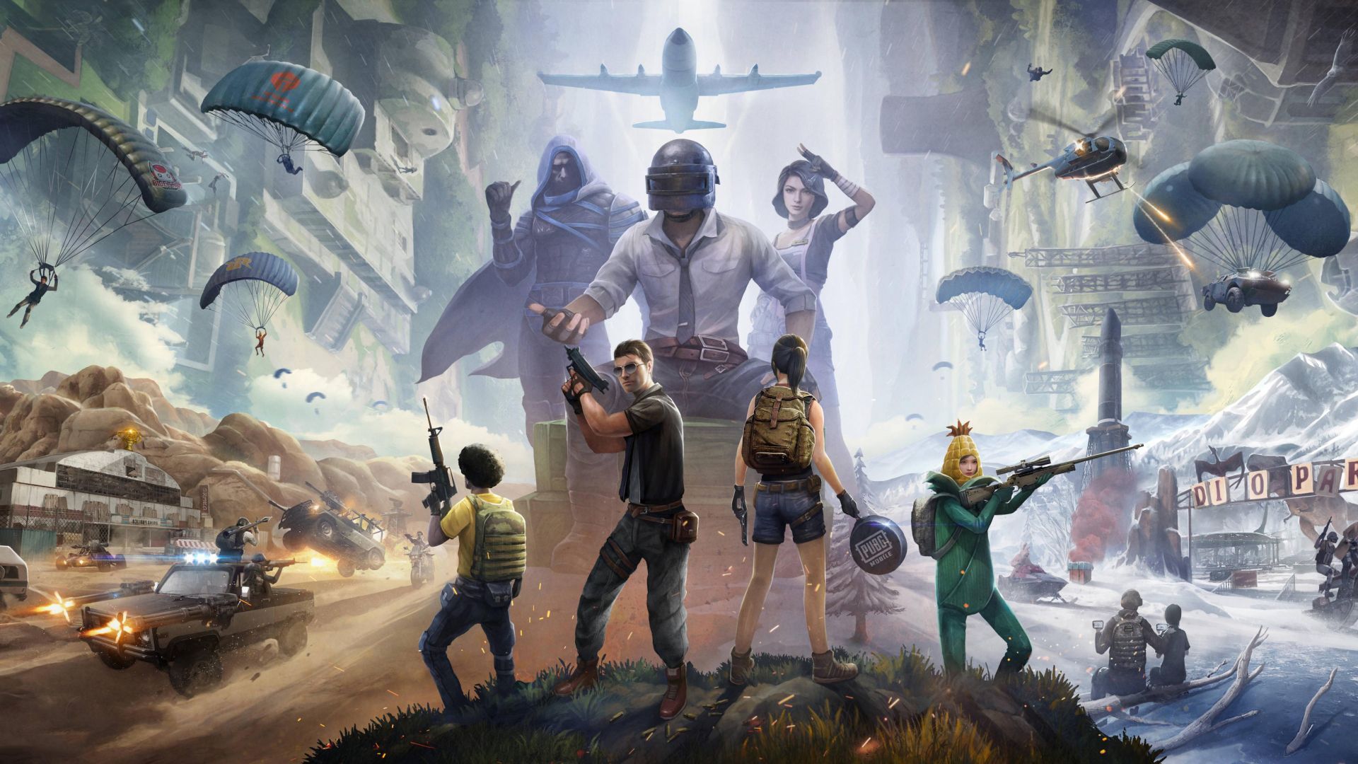 Desktop wallpaper pubg, mobile game, 2020, HD image, picture, background, d4765c