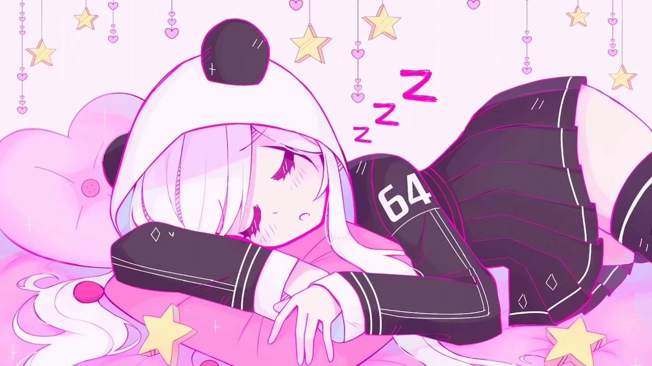 Sleeping Anime Girl [Wallpaper Engine]