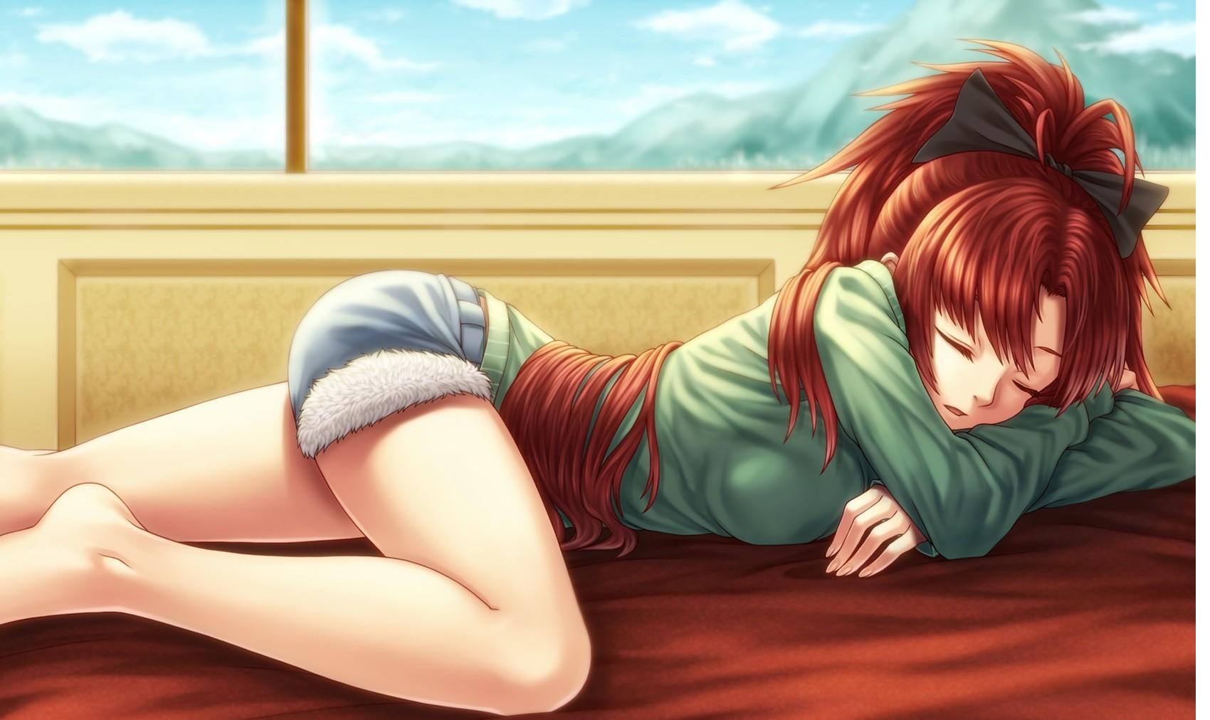 Anime Girl Sleeping Wallpaper