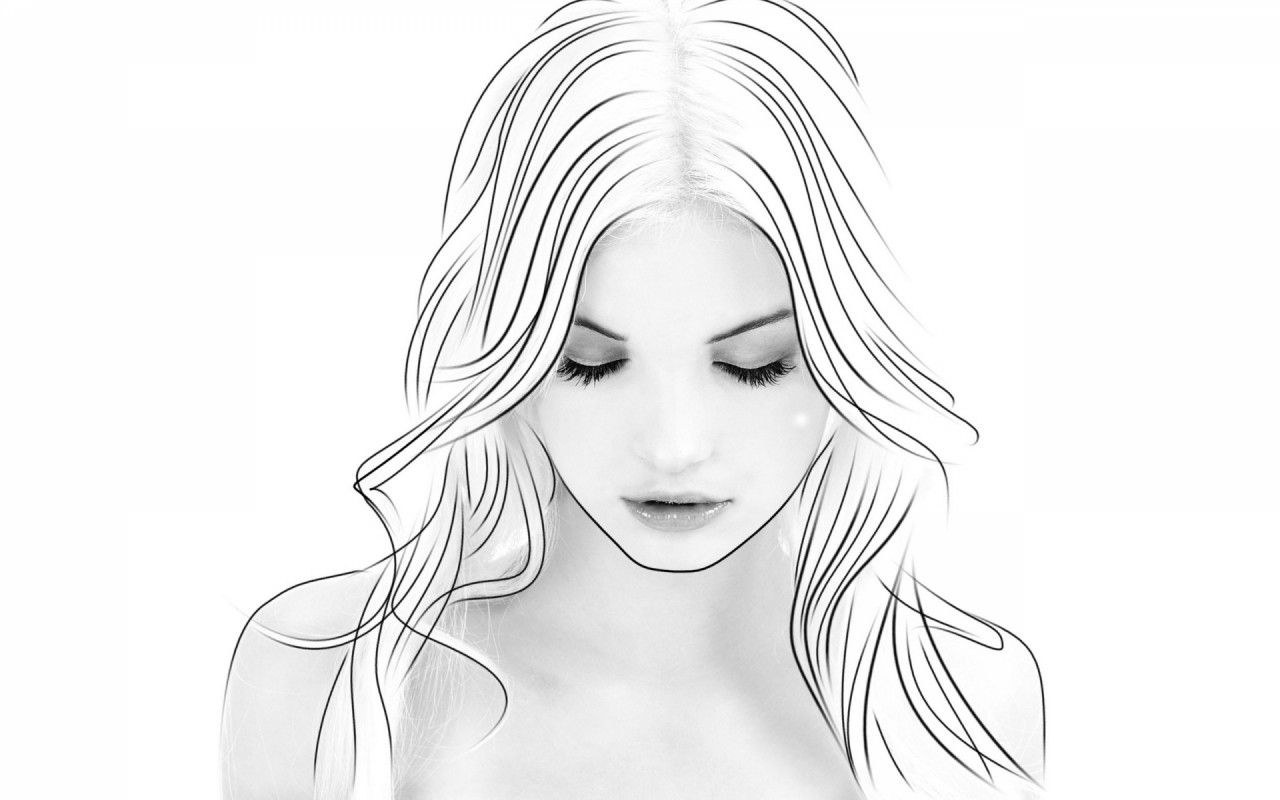 Woman Light Hair Ease Of Mind Wallpaper And Stock Eyes