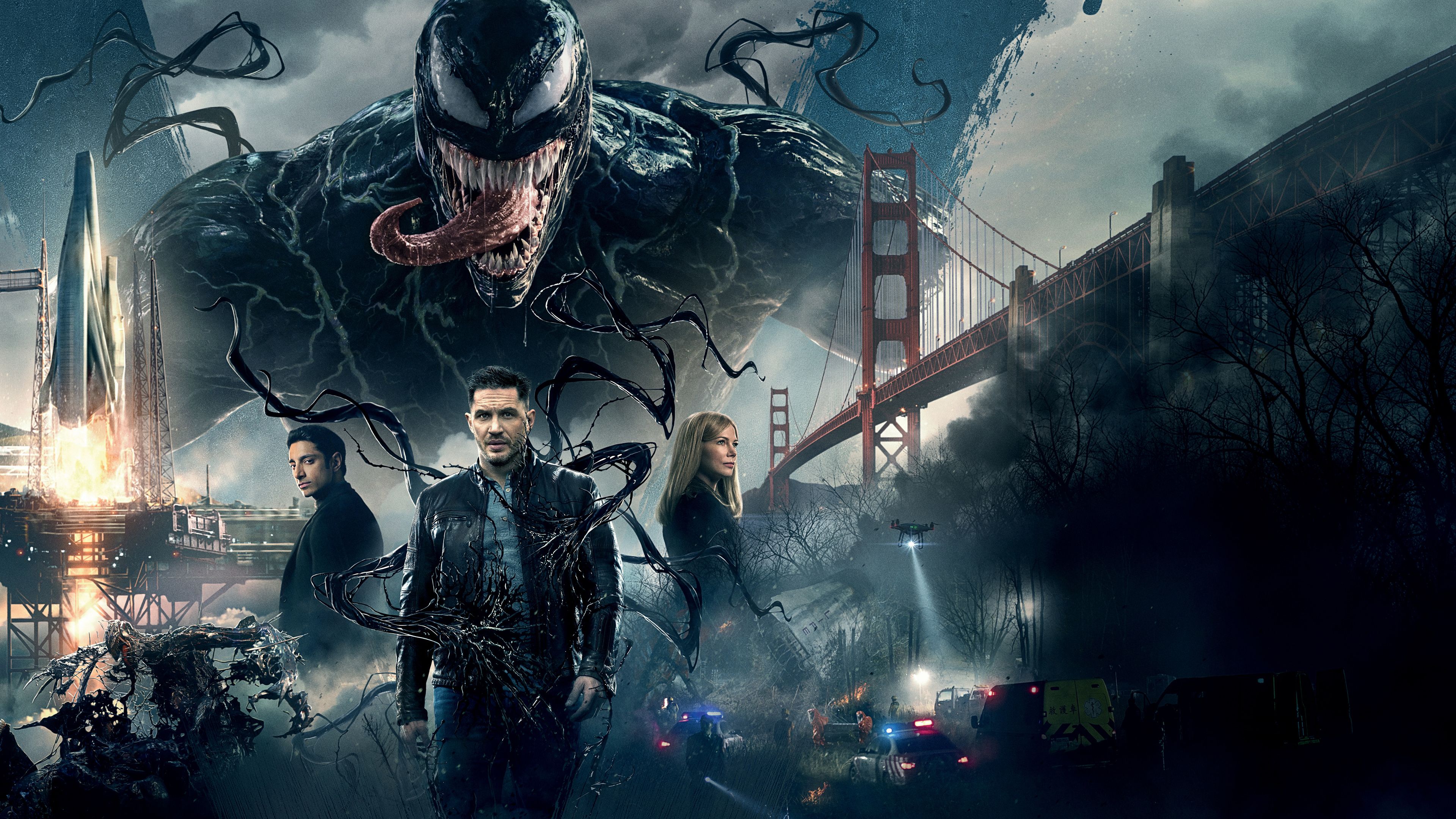 Wallpaper 4k Venom Movie 2018 8k 2018 Movies Wallpaper, 4k