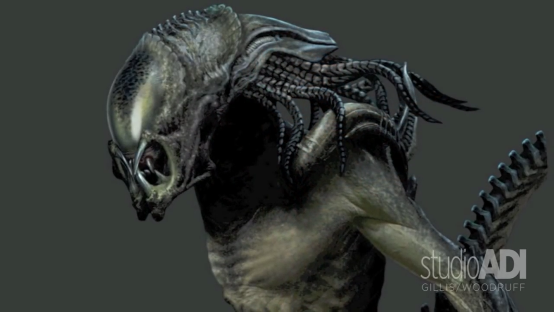 Unused Aliens vs. Predator Requiem Predalien Designs Aliens