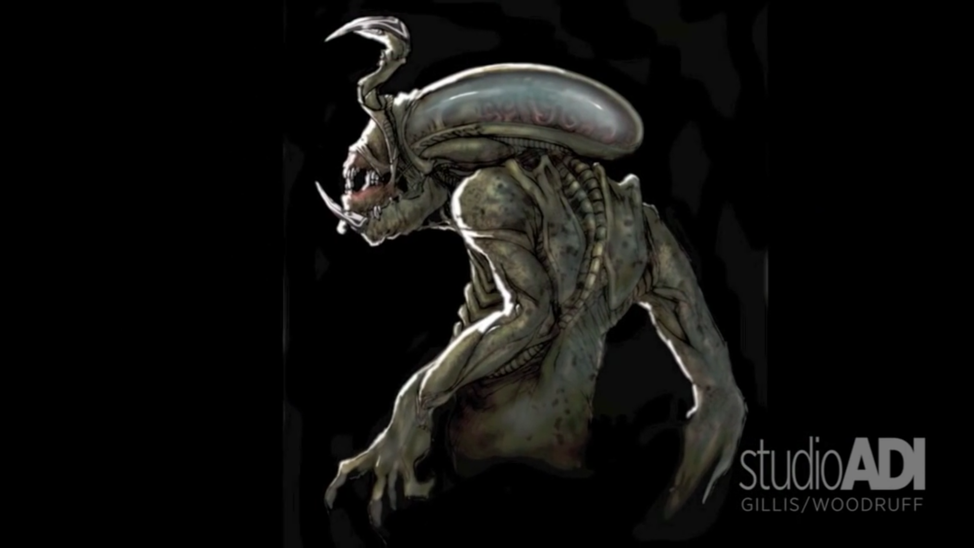 Unused Aliens vs. Predator Requiem Predalien Designs Aliens
