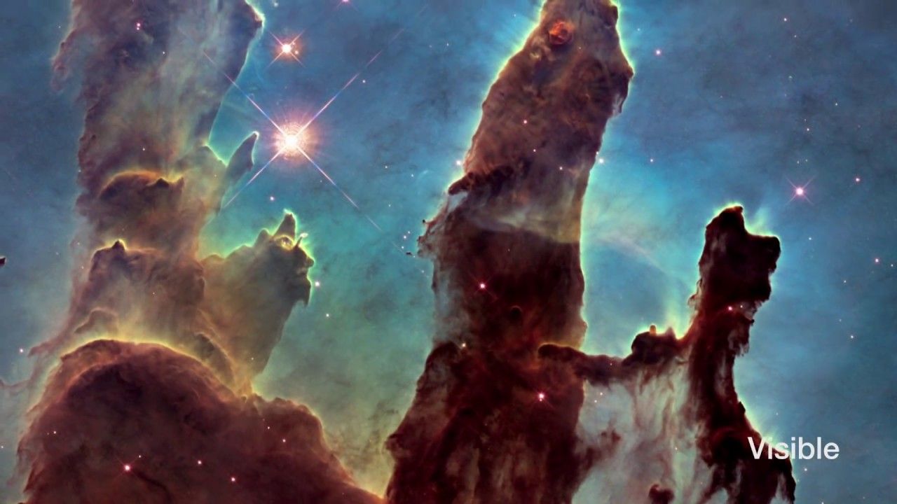 New Hubble Telescope image / video: Pillars of Creation The Eagle